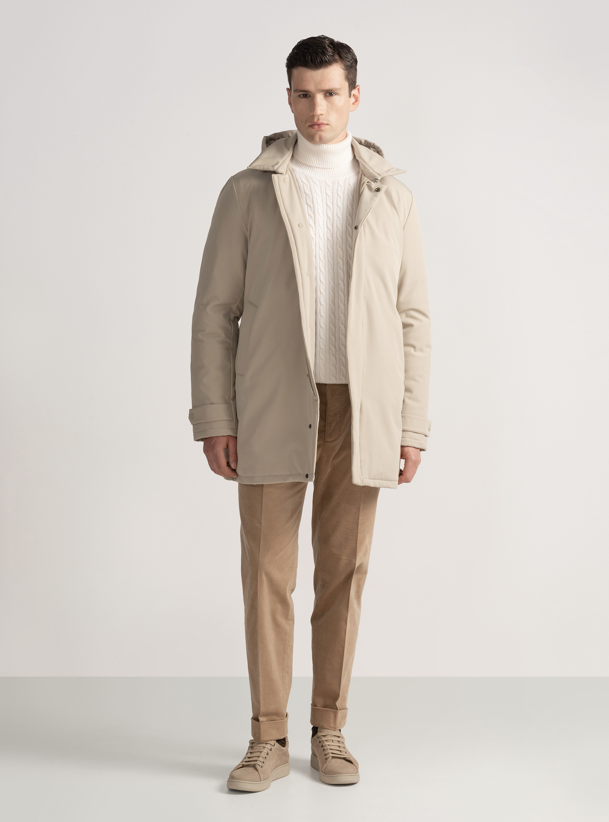 Parka técnica con capucha, ARENA