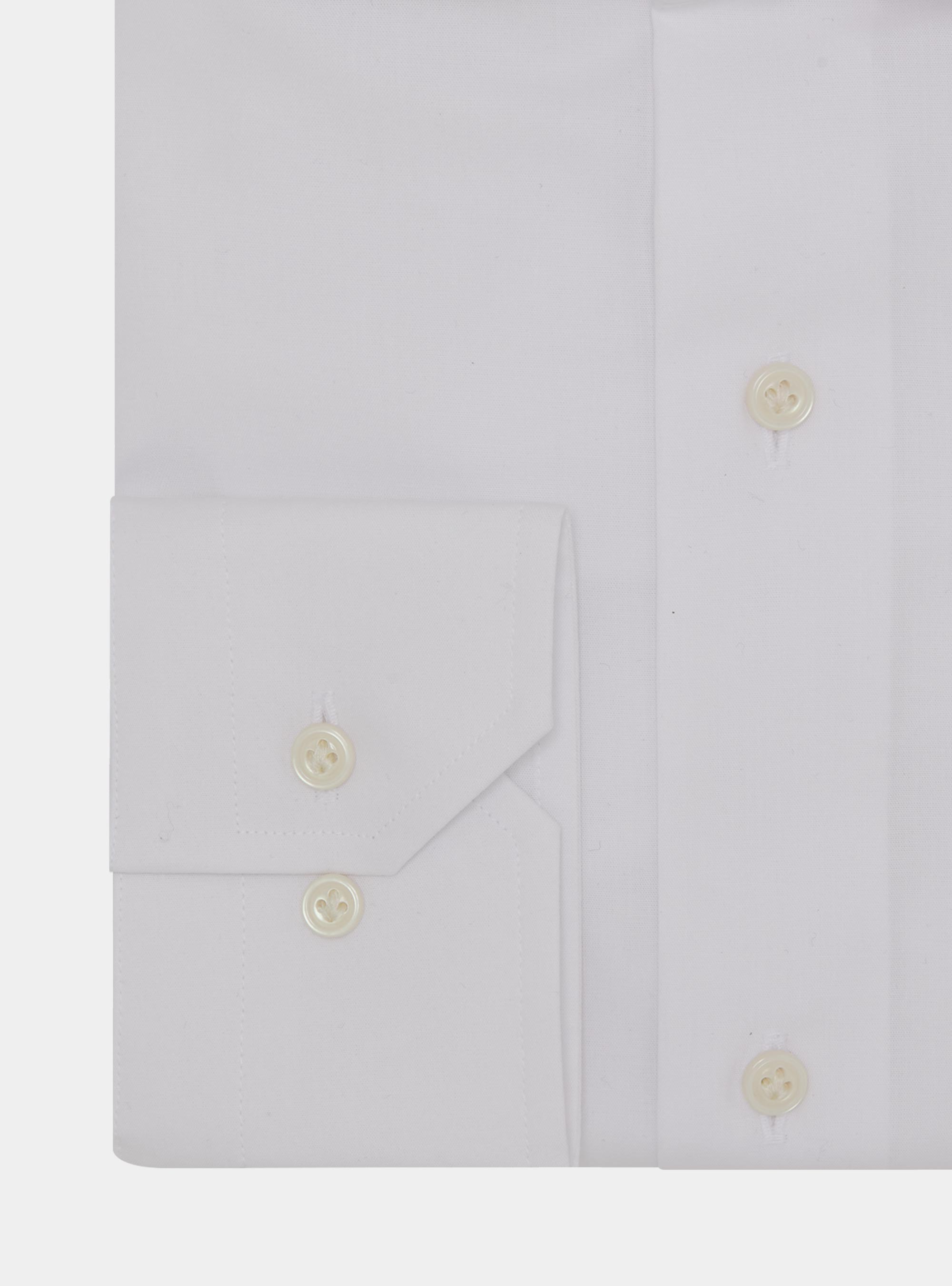 Camisa de popelina elástica, BLANCO