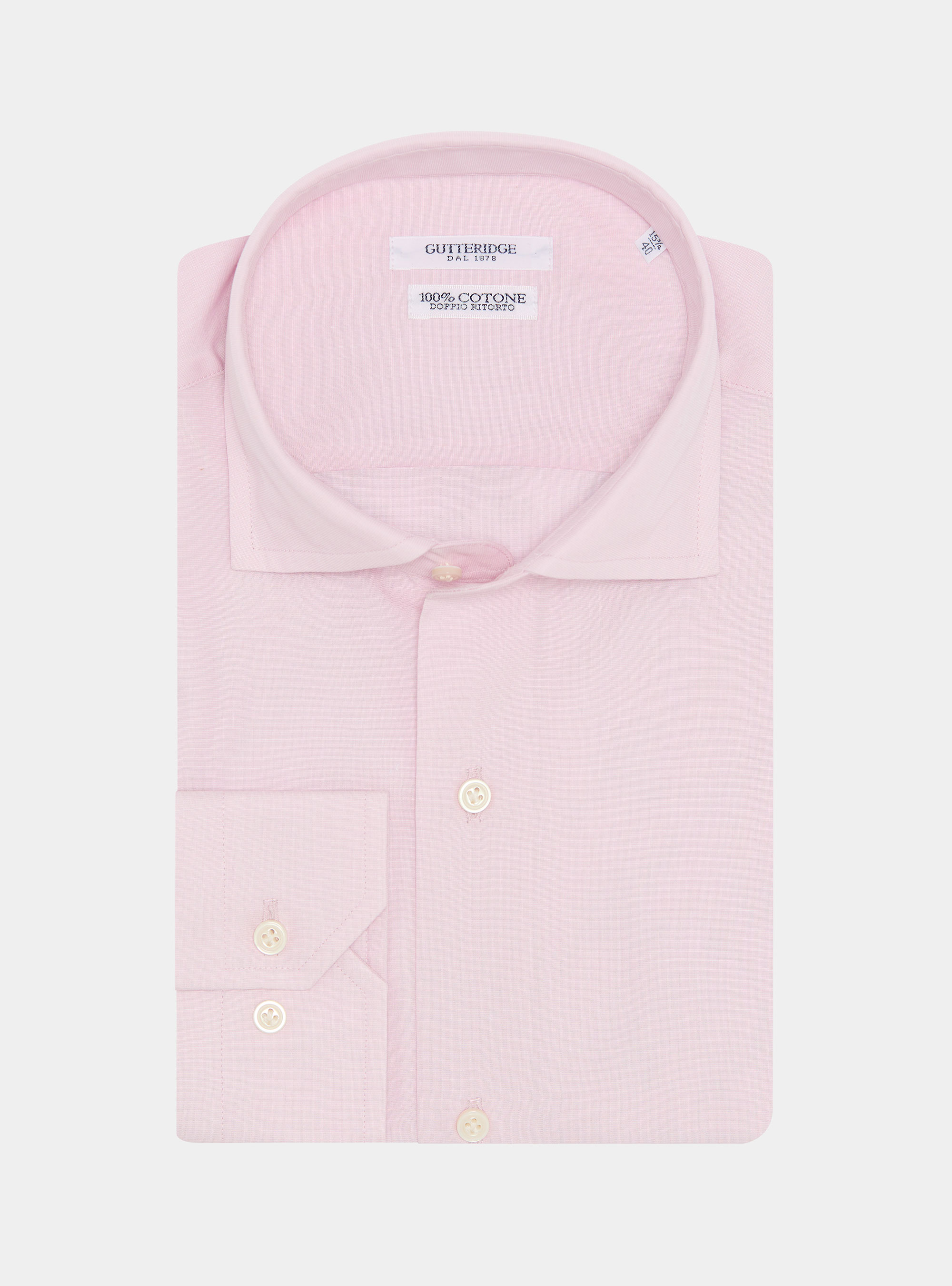 Cotton shirt fil a fil, PINK