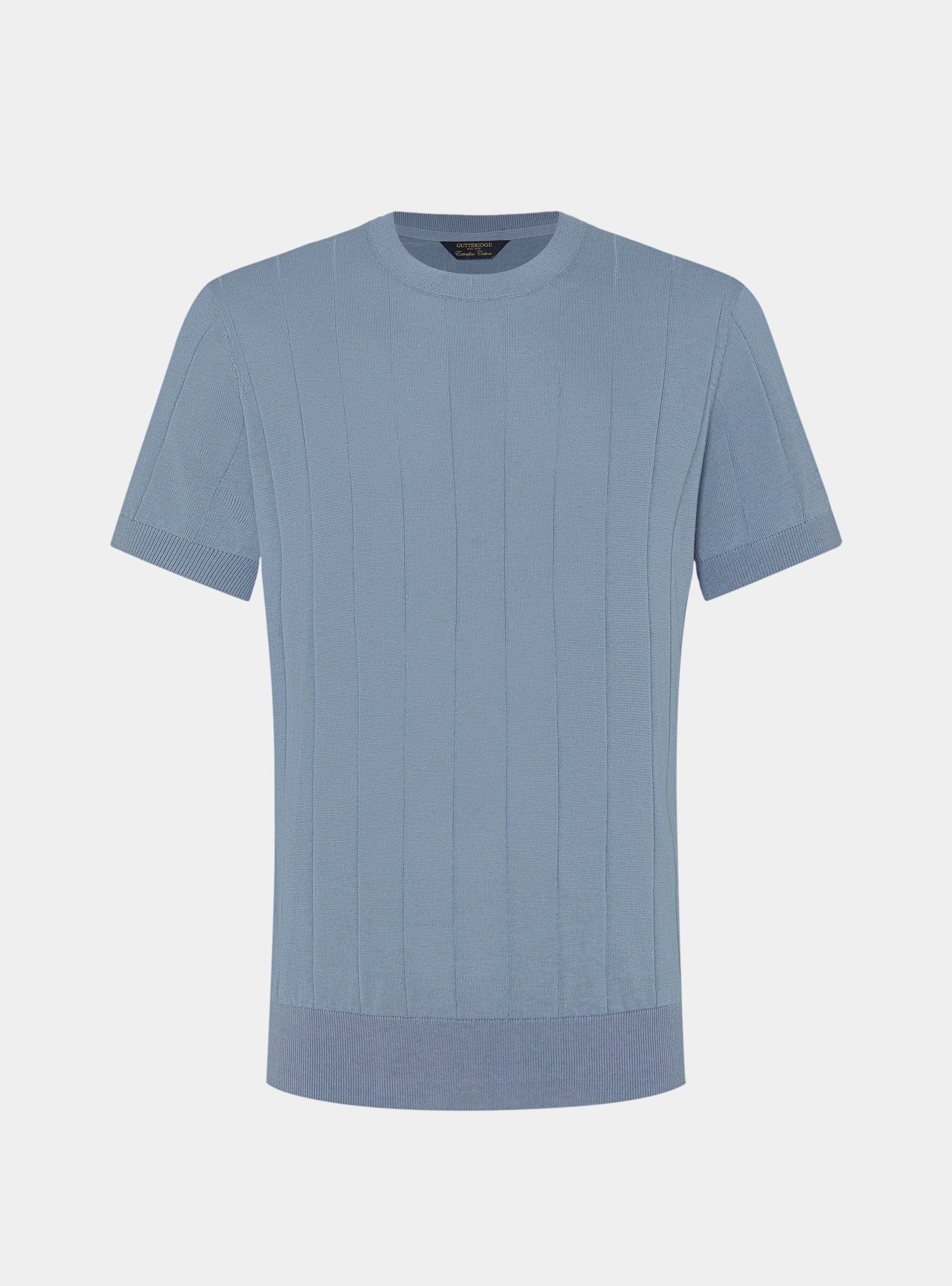 Maglia in puro cotone costa piatta, AVIO 0292C