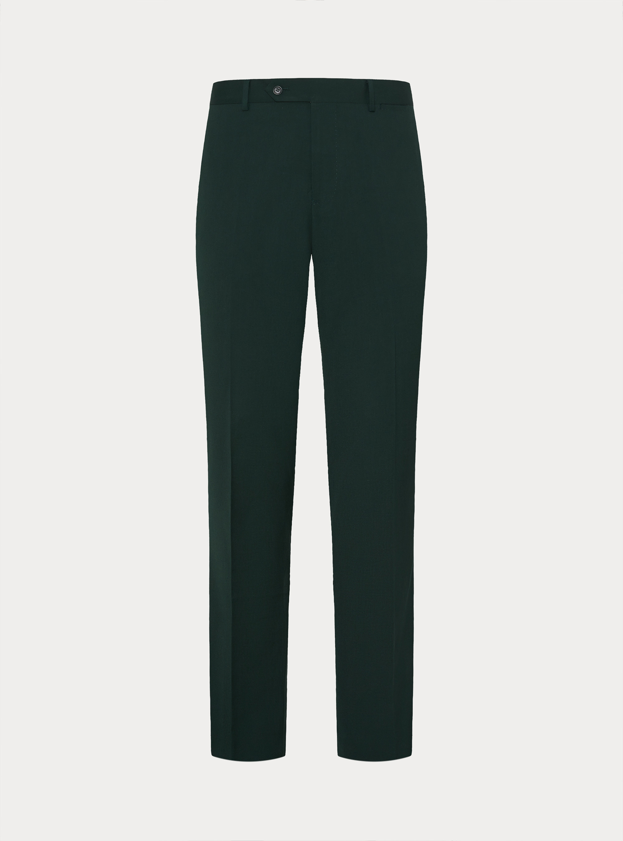 Pantalones de traje cl&aacute;sicos slim fit, VERDE