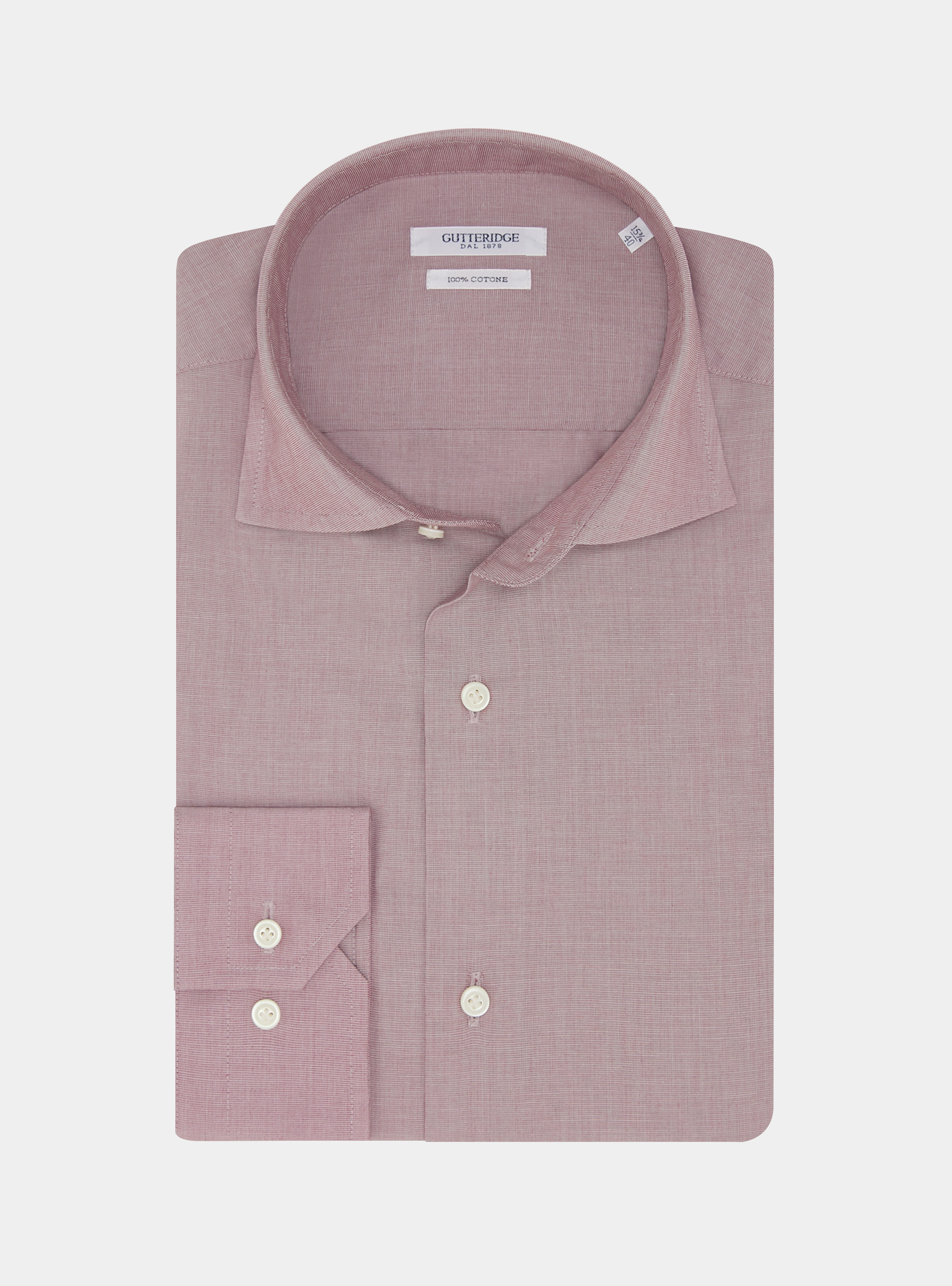 Camisa de algod&oacute;n fil a fil, CEBOLLA