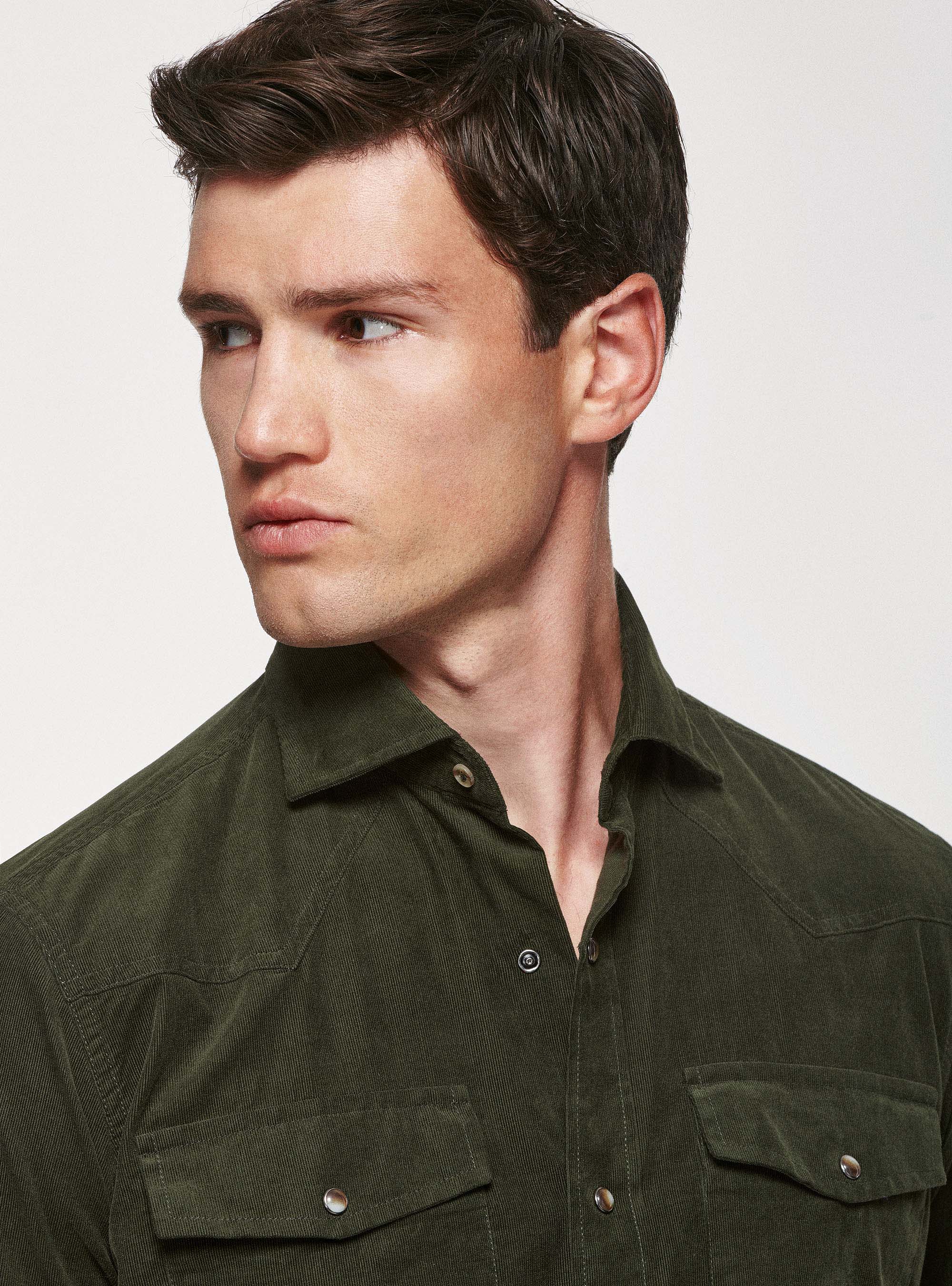 Camicia in velluto con tasche | Gutteridge | Uomo