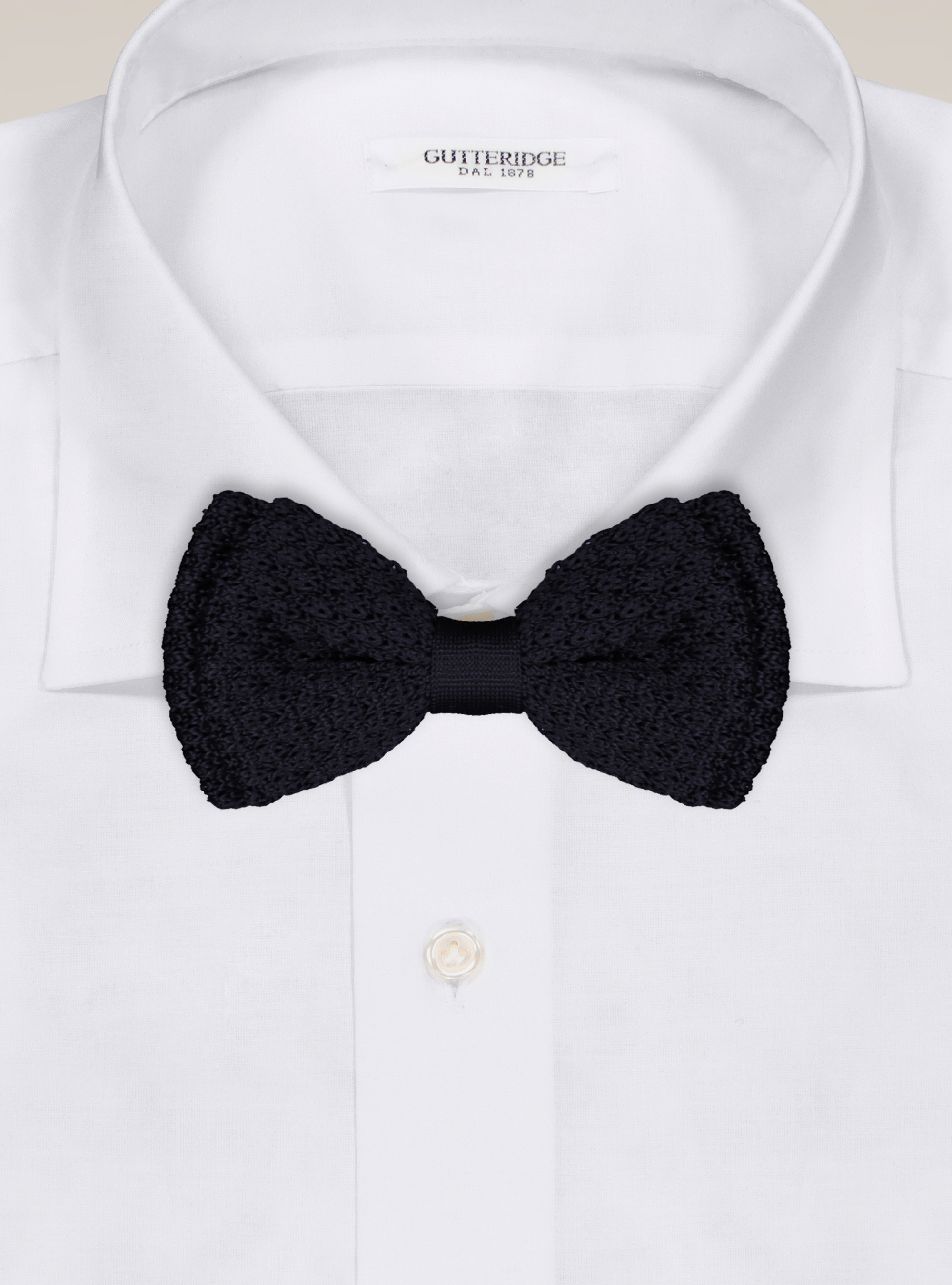 Knitted papillon, NAVY BLUE