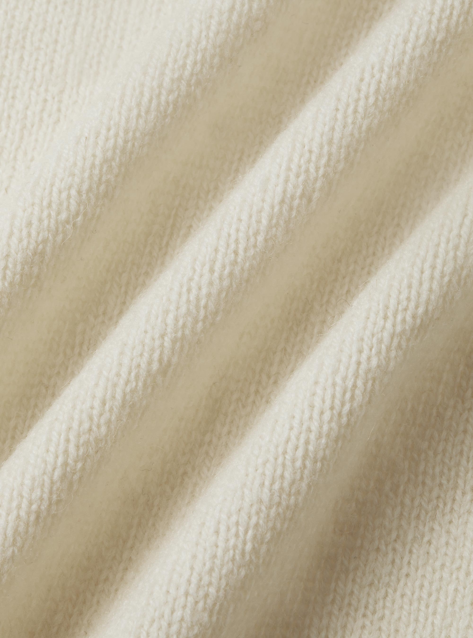 Chaqueta de punto de lana Shetland, BLANCO