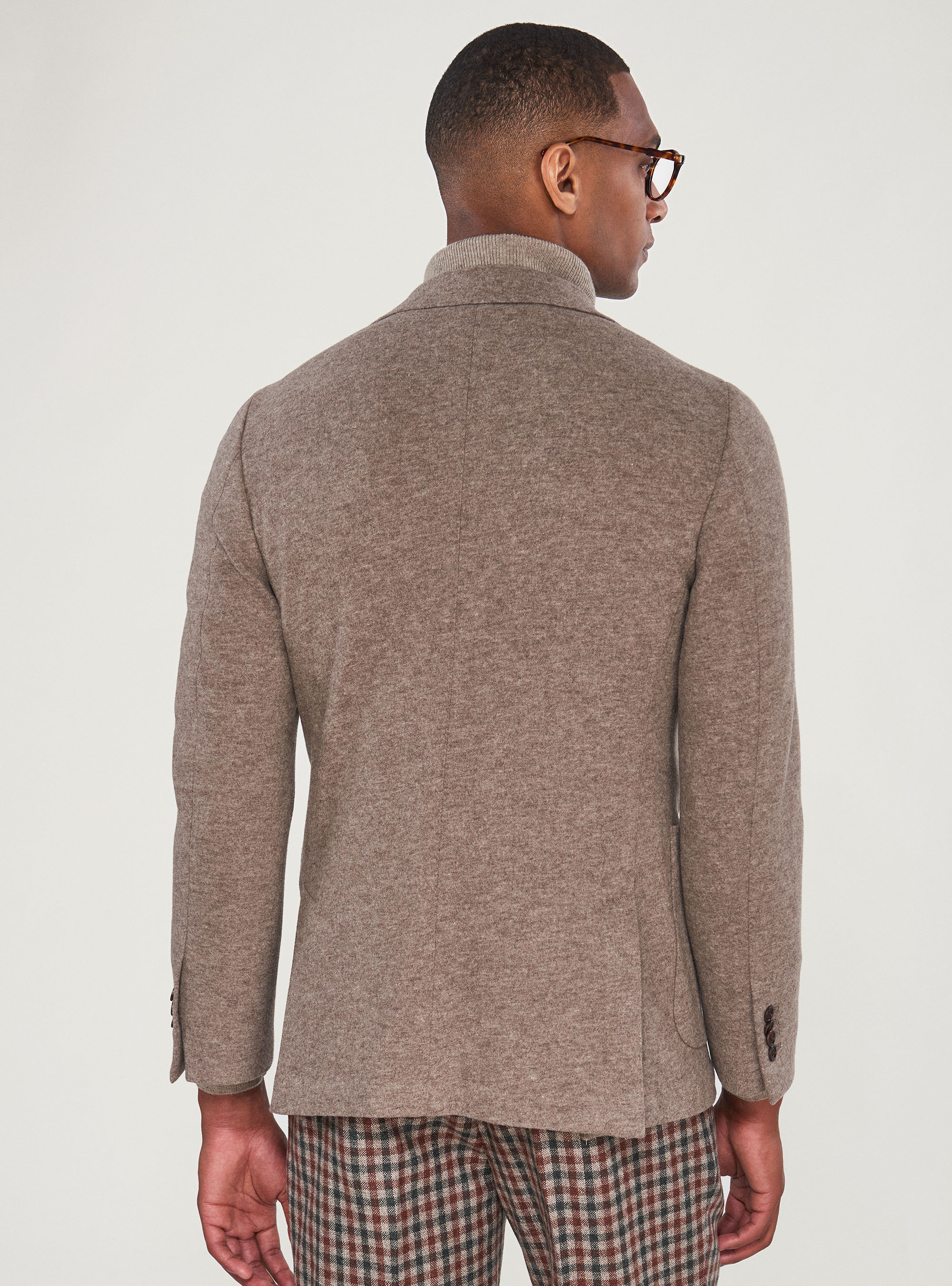 Giacca in lana sfoderata, SABBIA