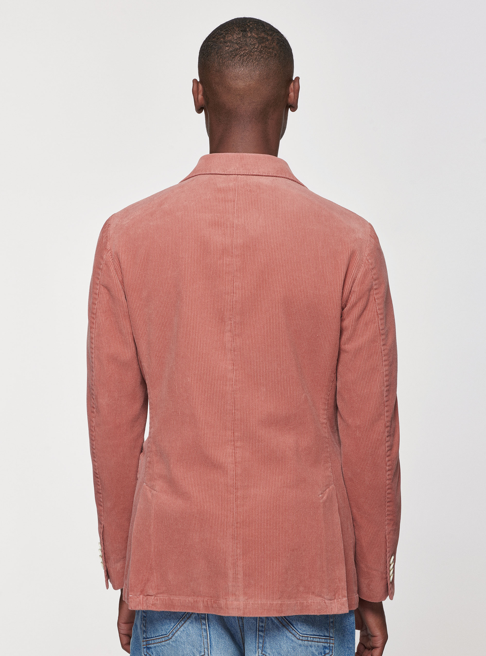 Giacca in velluto, 0441C ROSA SCURO