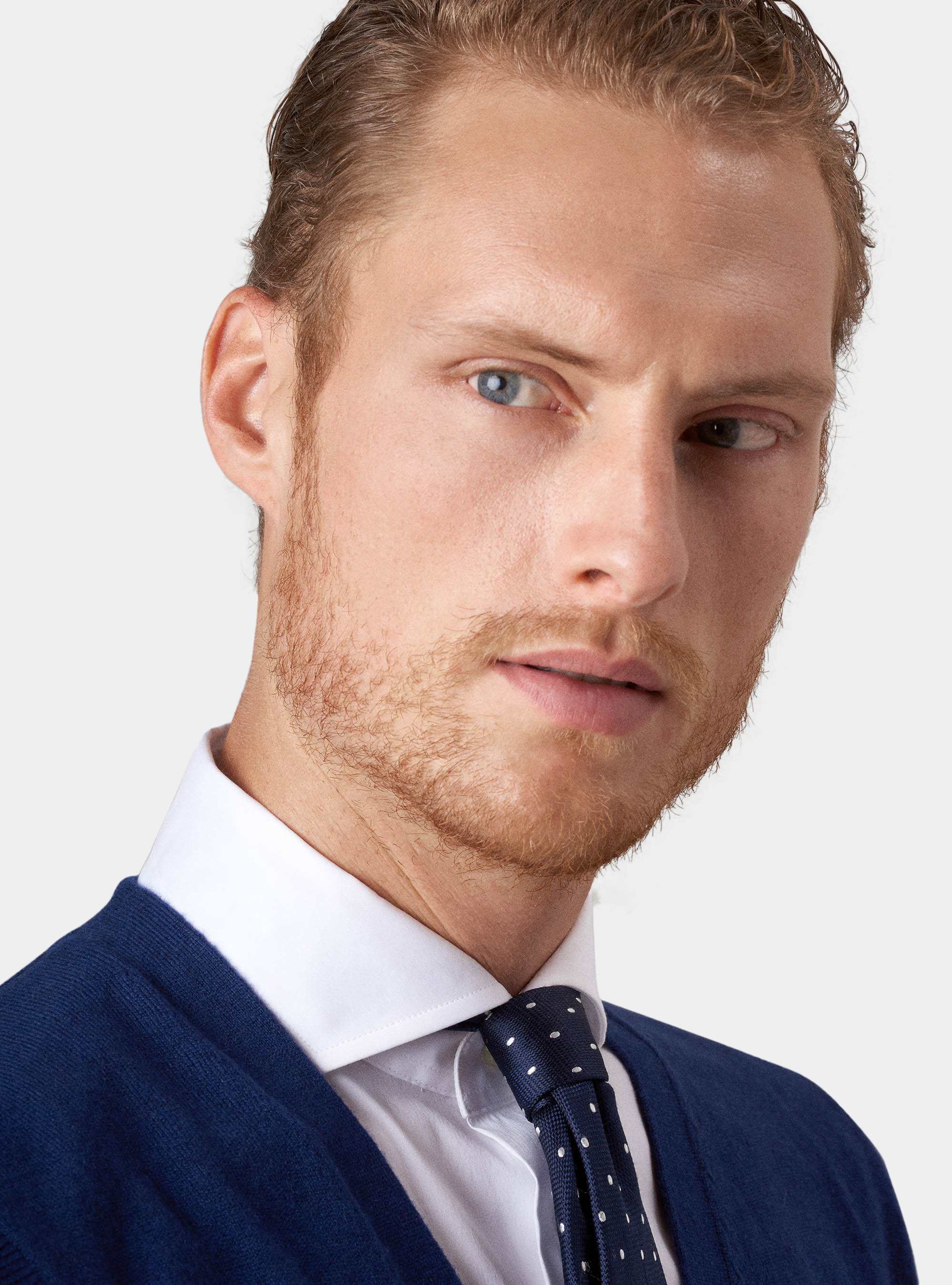 100% cashmere knitted vest with buttons, BASALT