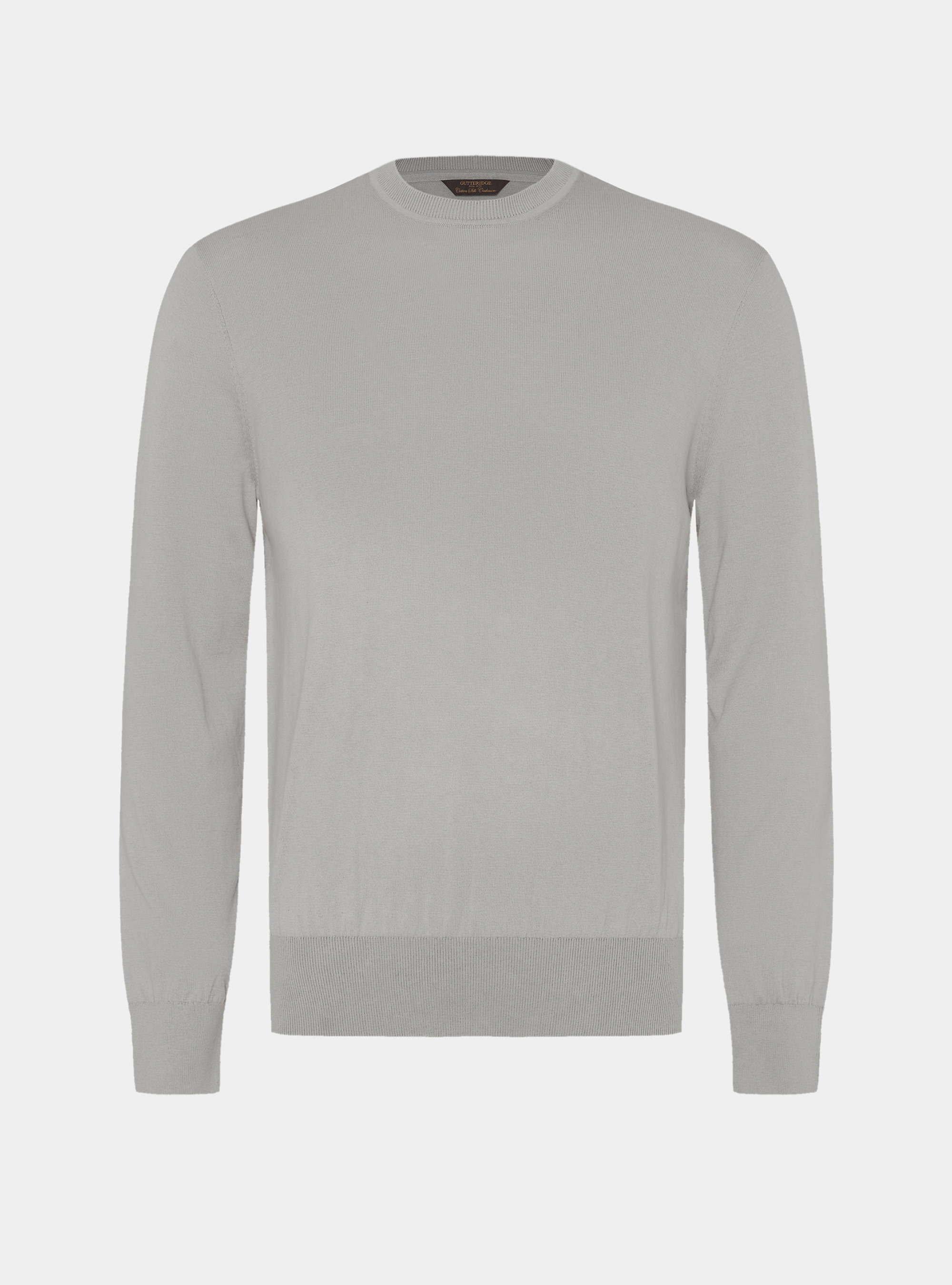 Maglia girocollo in cotone seta e cashmere, PERLA 0178C