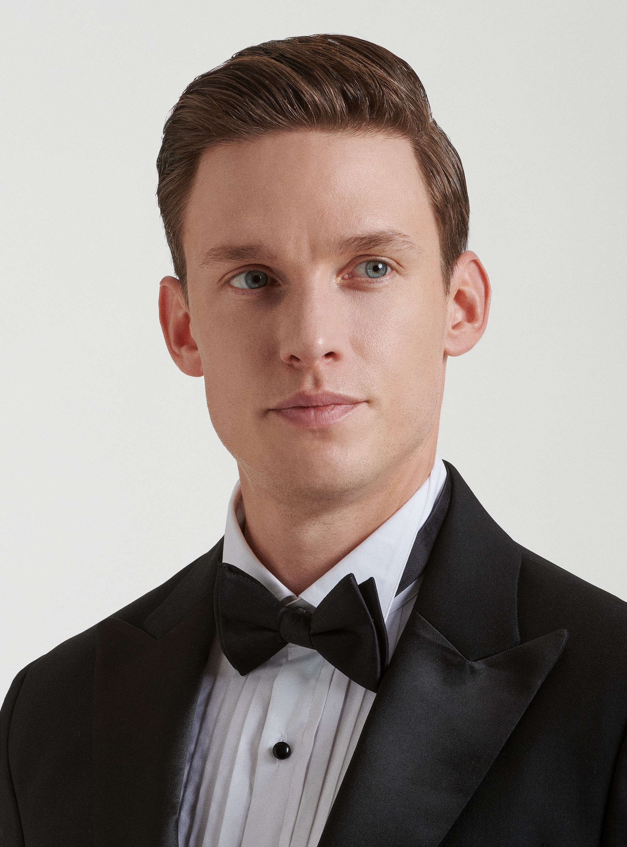 Giacca smoking in pura lana Vitale Barberis Canonico, NERO