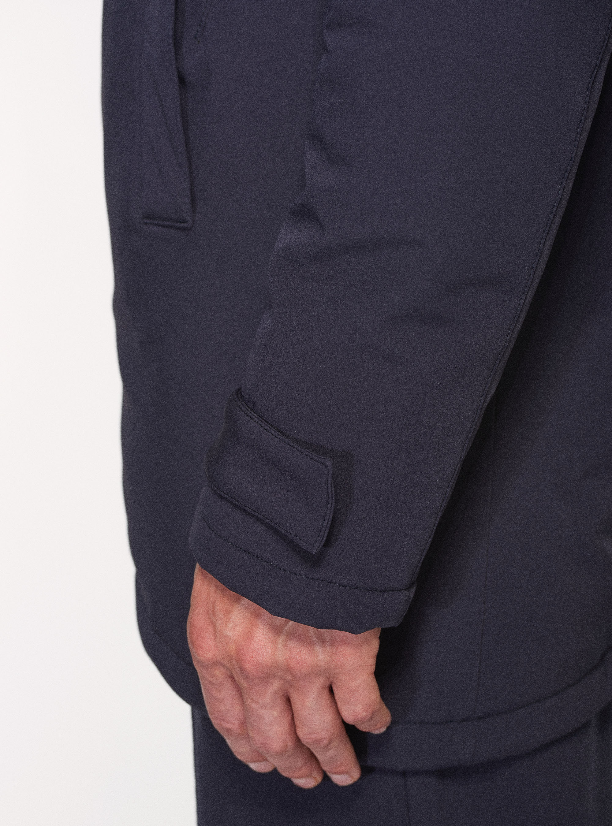 Giubbino tecnico con cappuccio, BLU NAVY