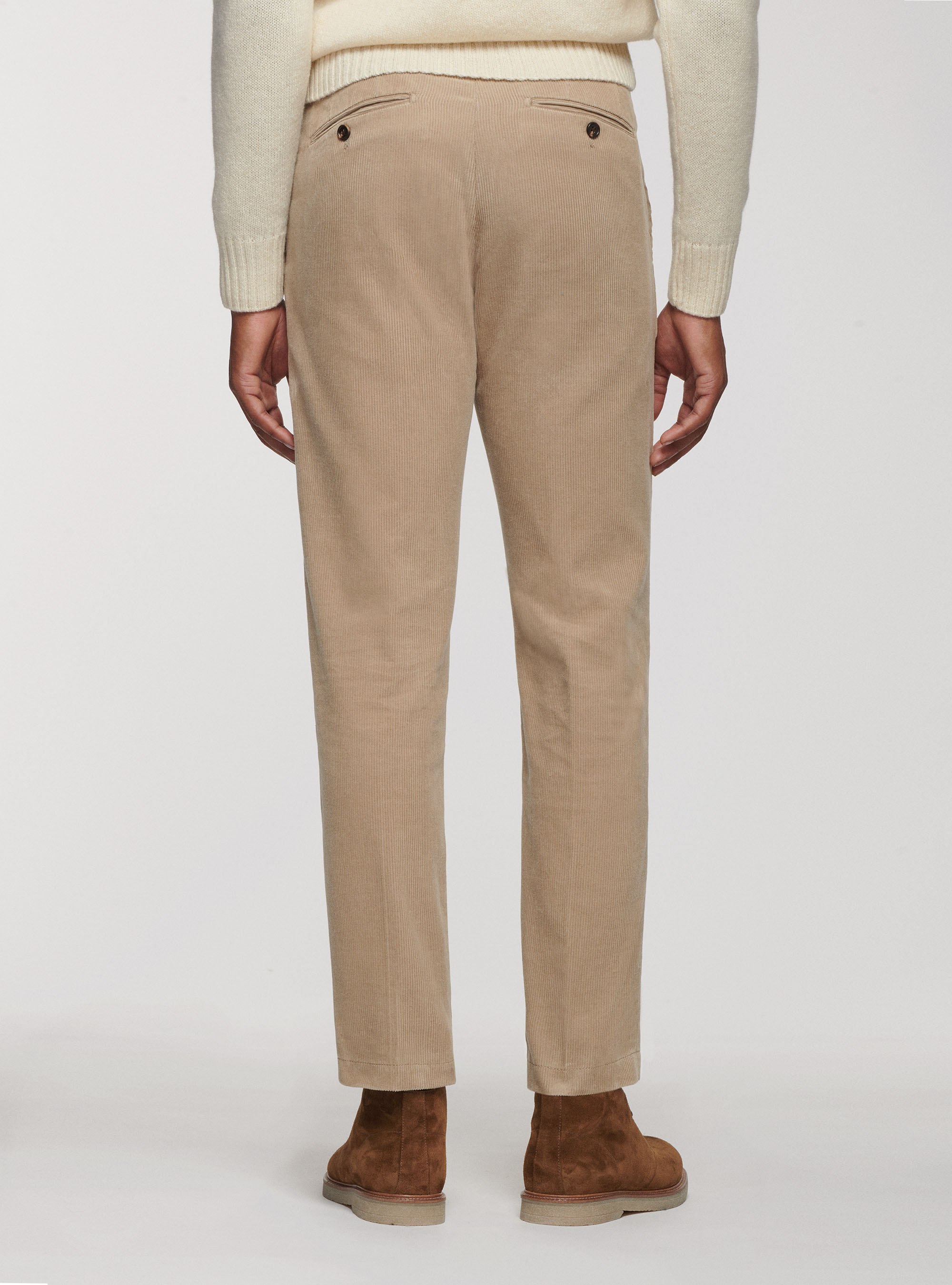 Pantaloni in velluto a coste, SABBIA