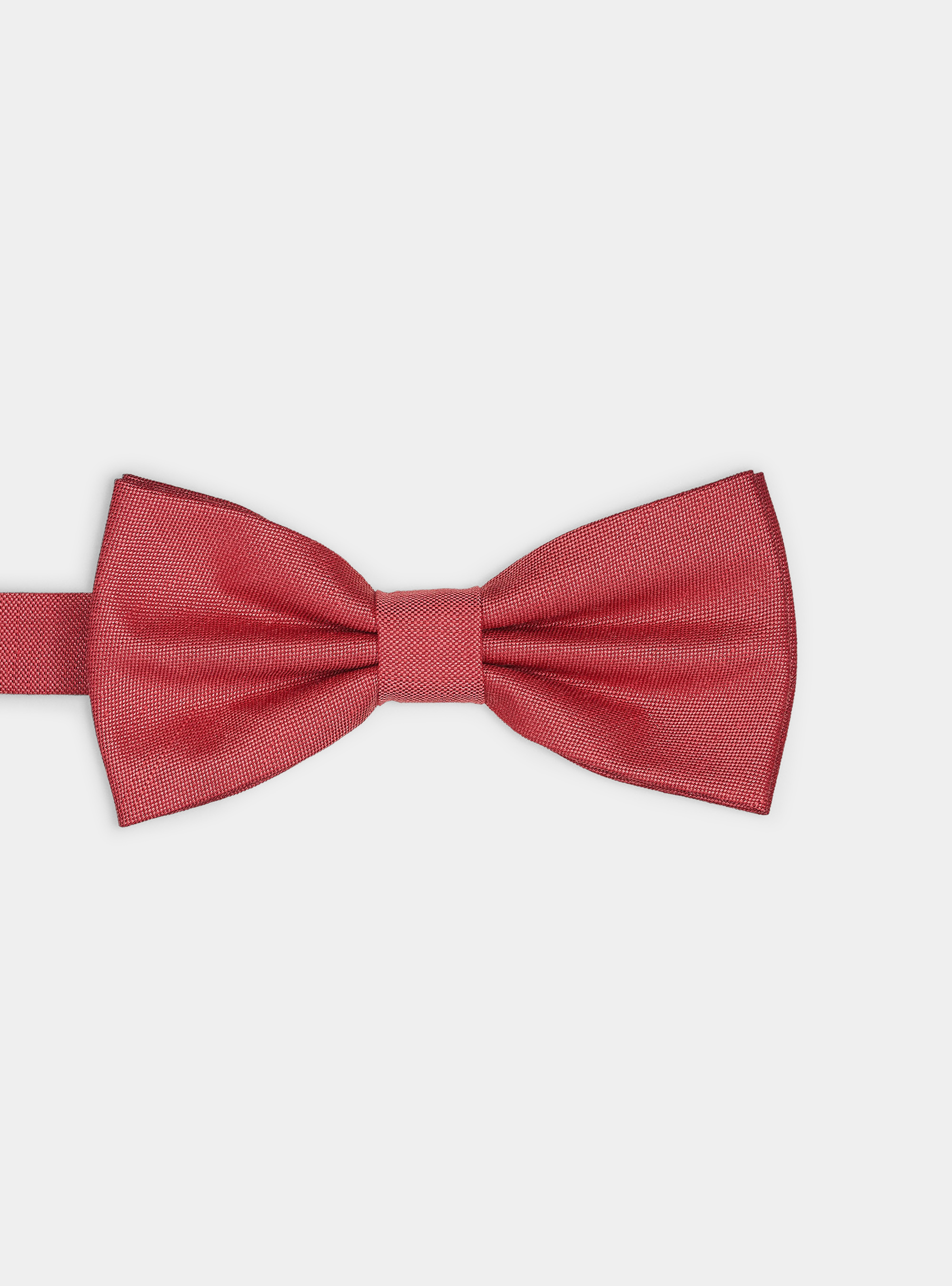 linen blend bow tie, CORAL 020C