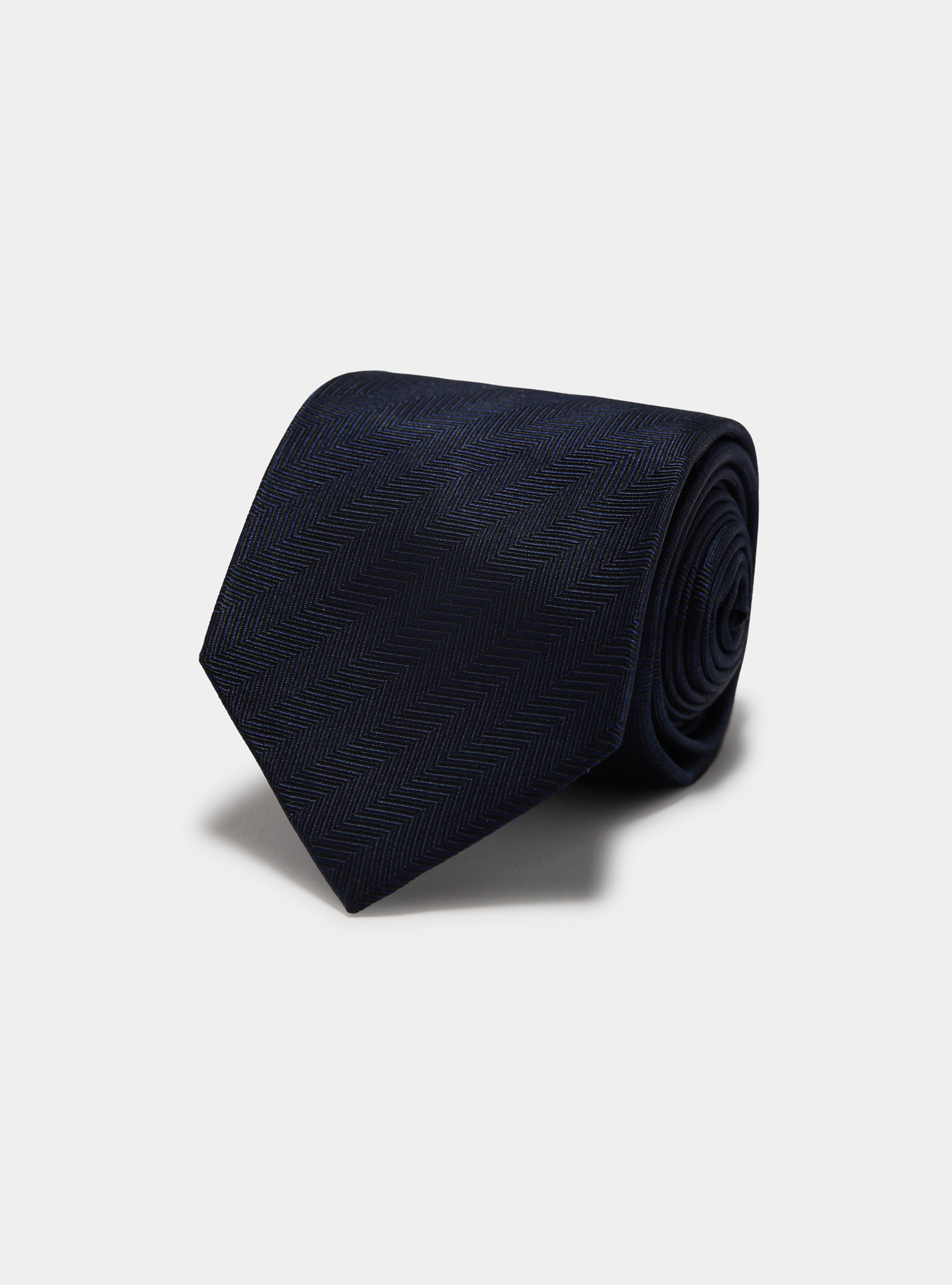 Cravatta herringbone in seta