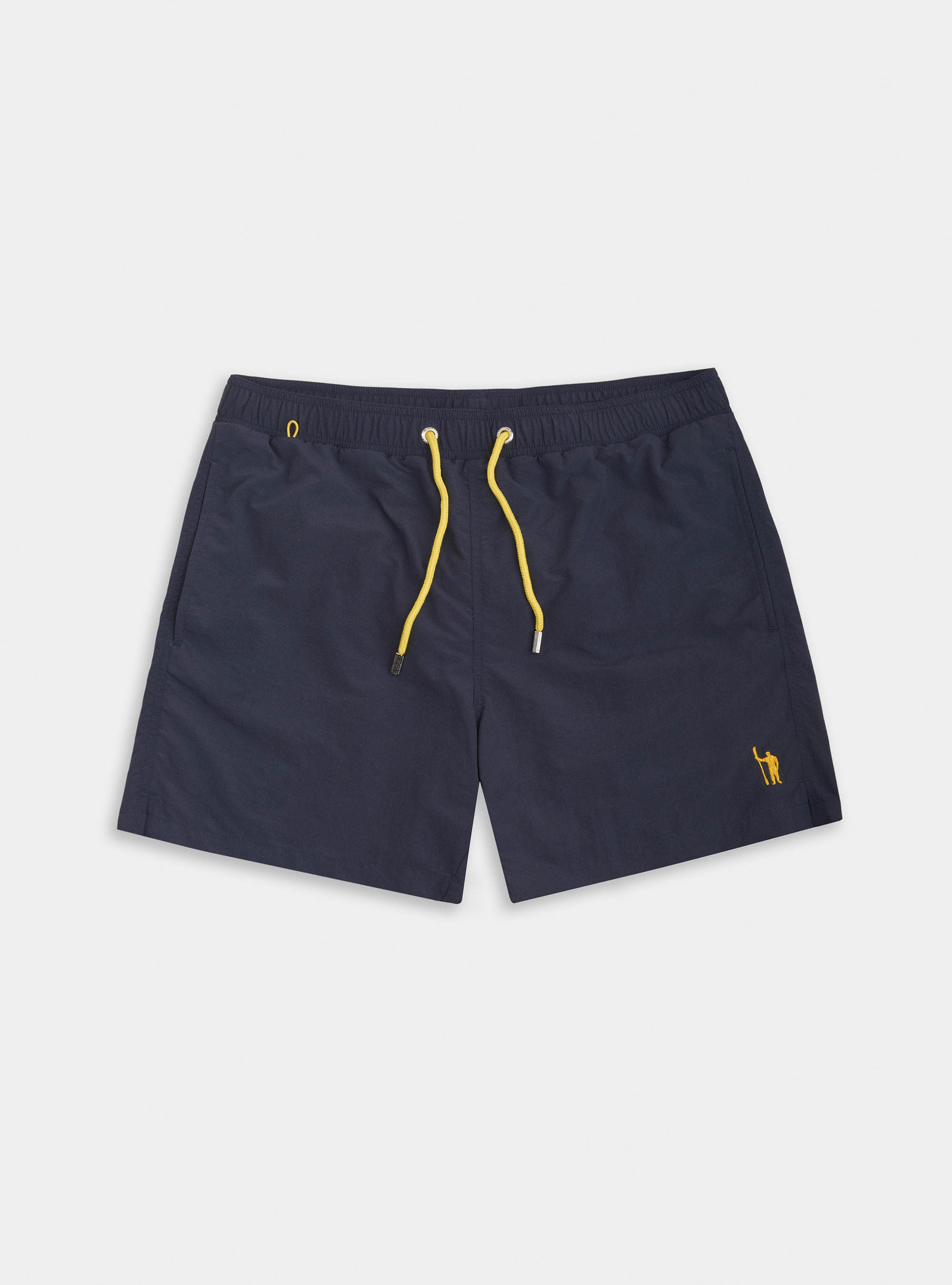 Basic swimwear with embroidery, NAVY BLUE