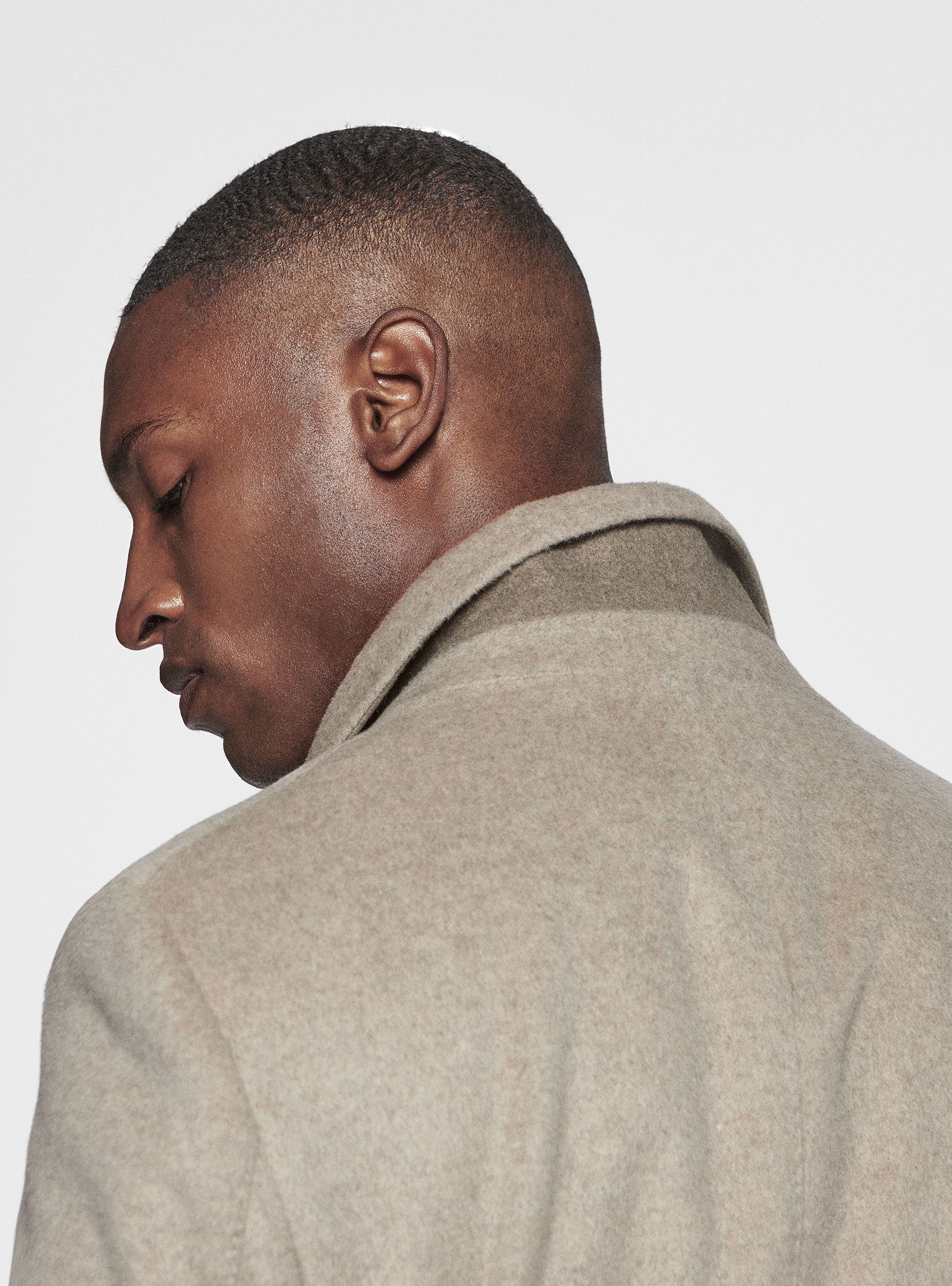 Mantel aus Wolle und Kaschmir, Ã CRU