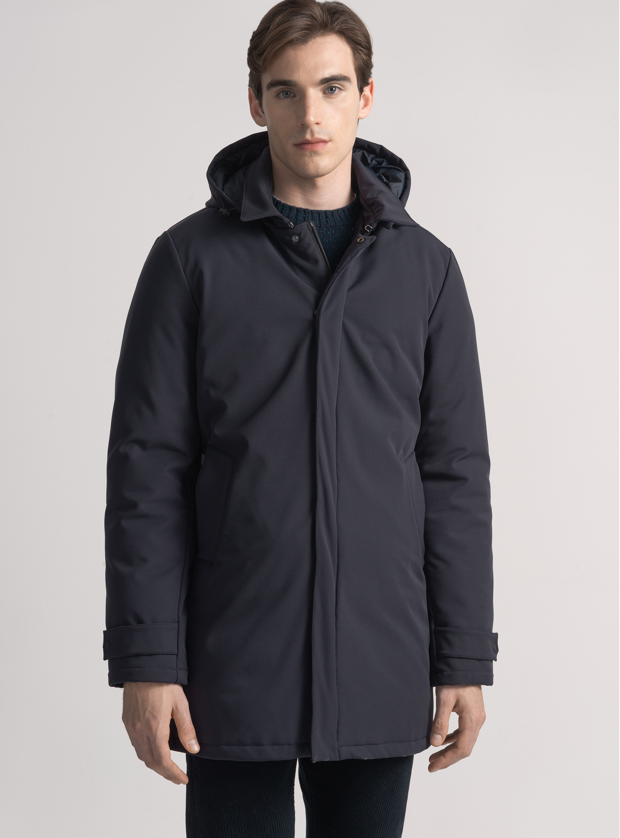 Parka tecnico con cappuccio