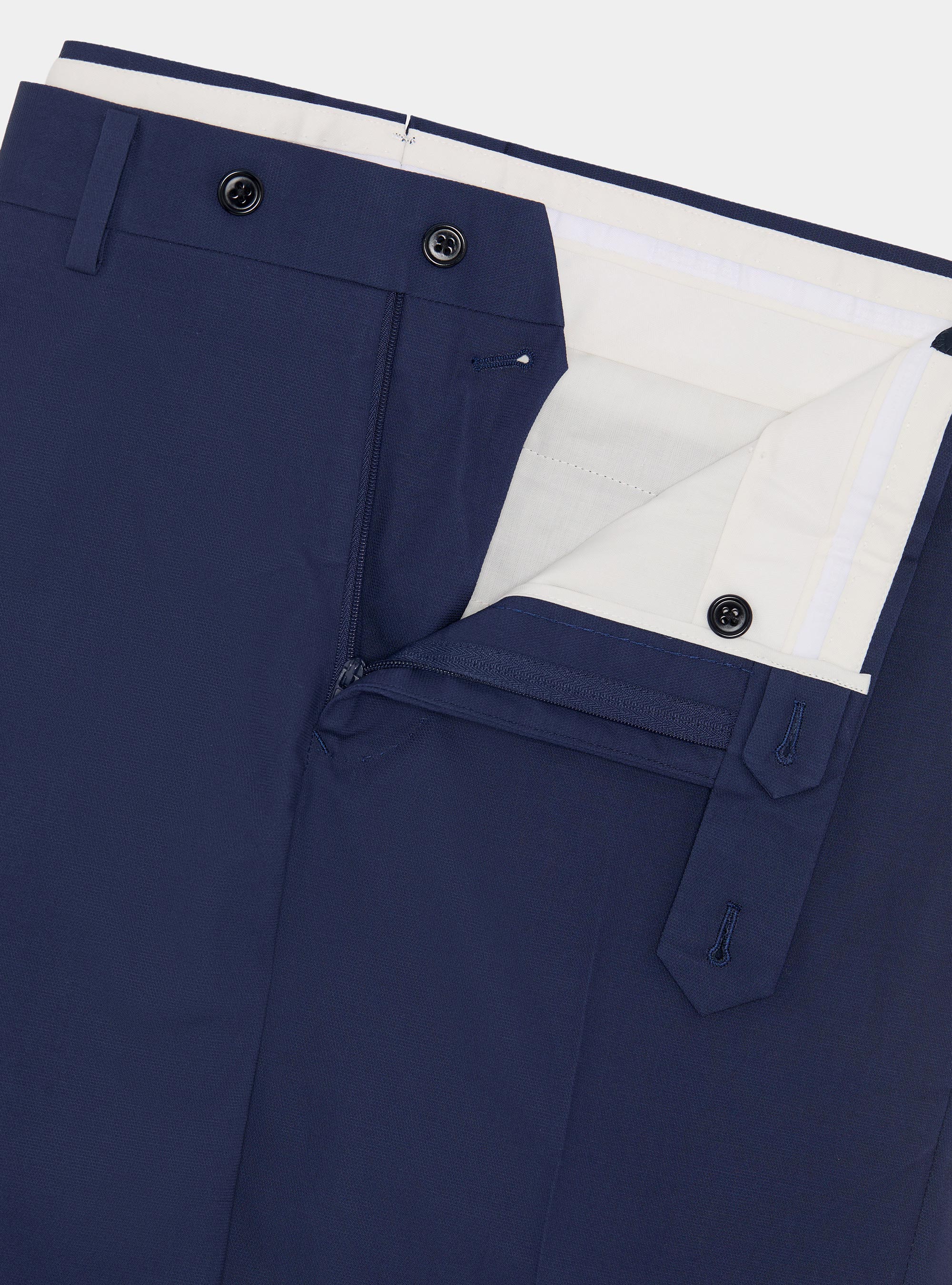 Cotton suit trousers, BLUE