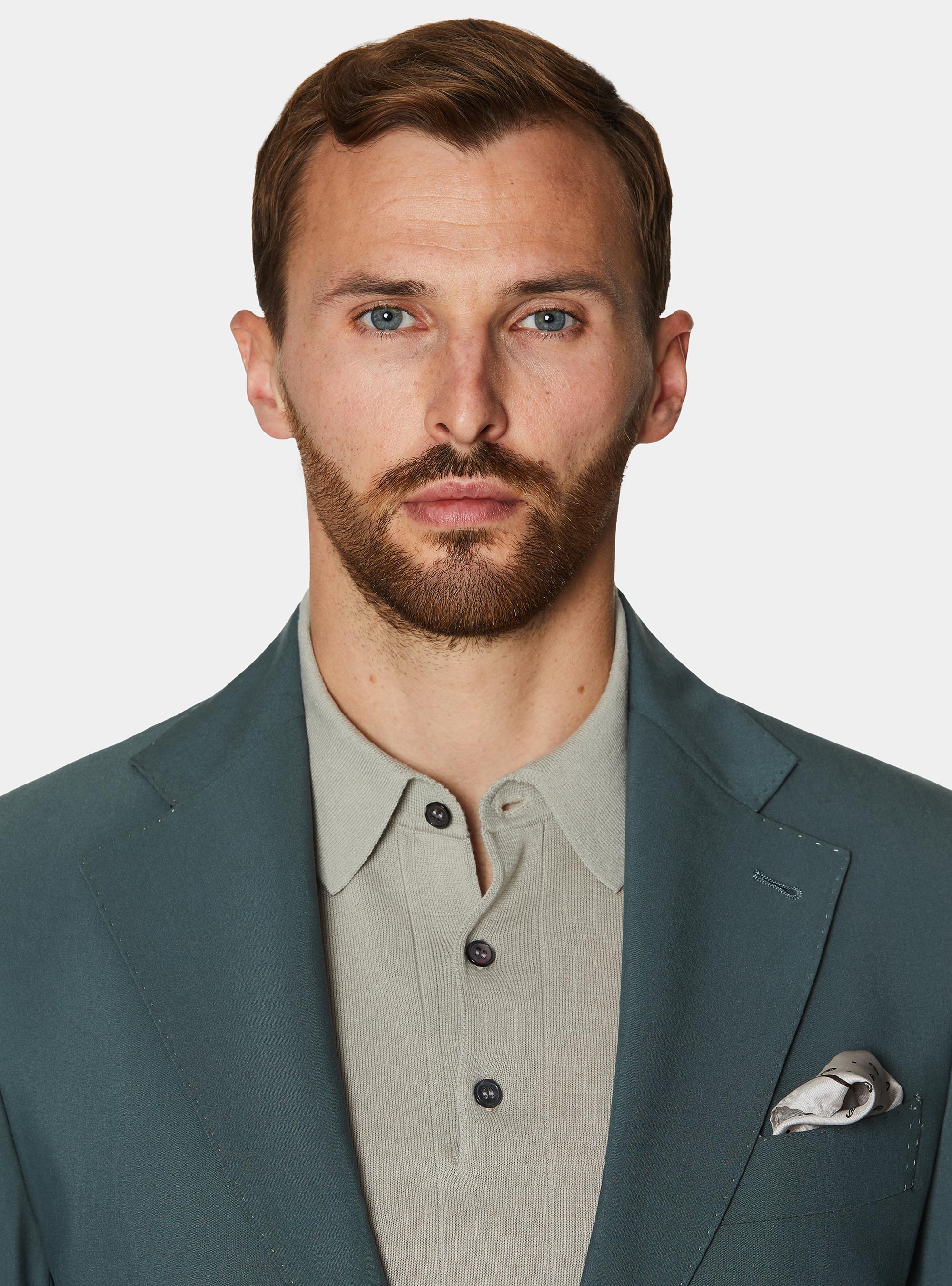 Slim fit suit blazer, SALVIA 0602C