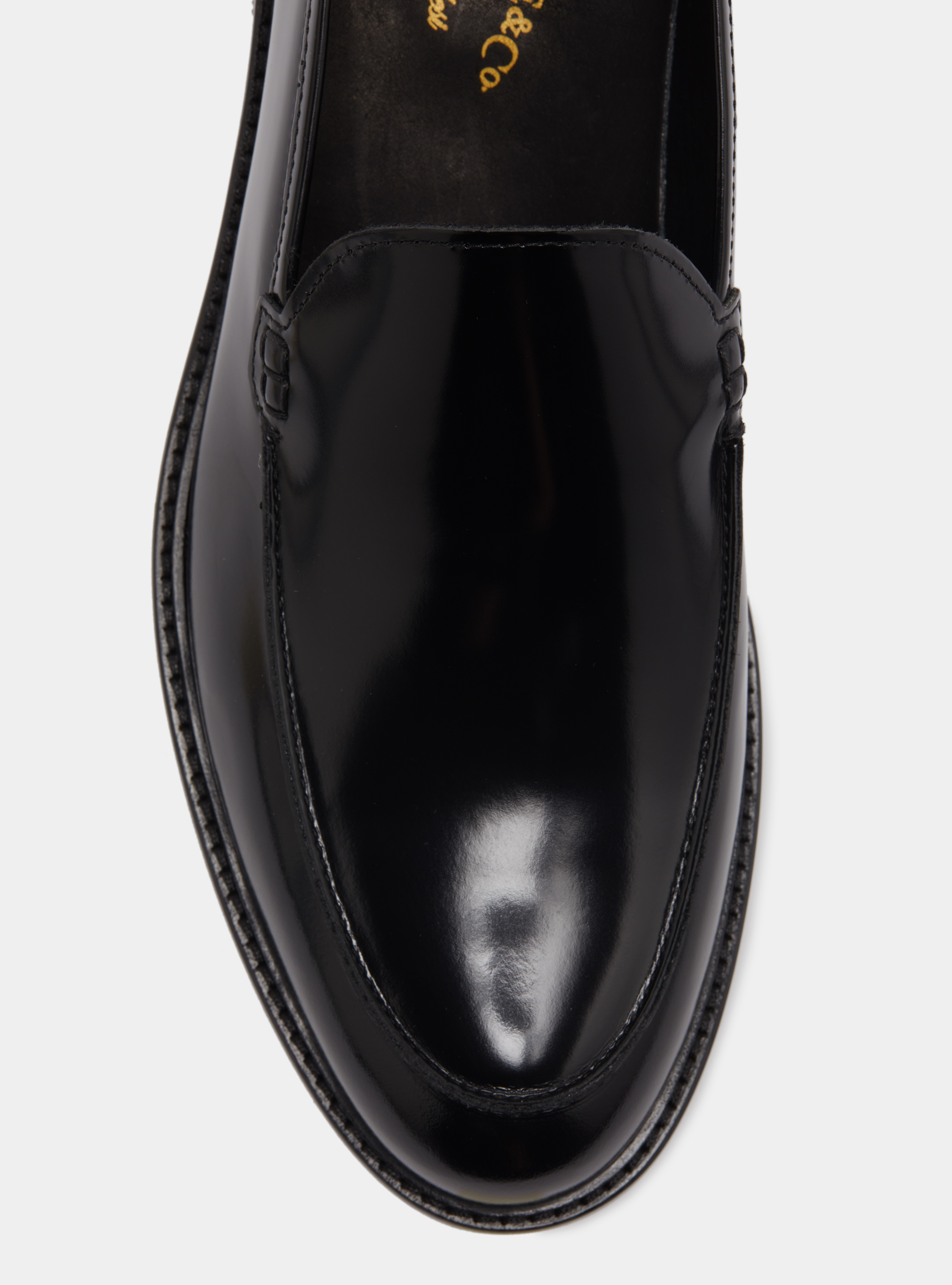 Mokassins aus geschliffenem Leder, NERO 0100C