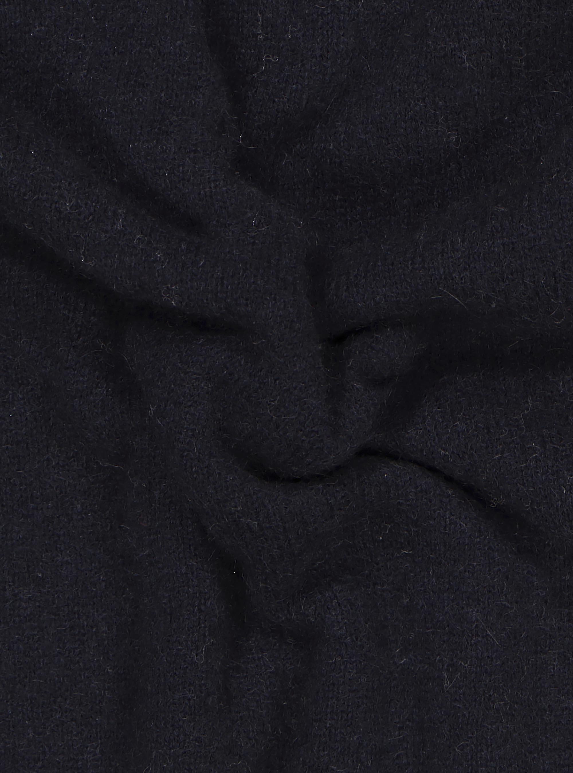 Maglia girocollo 100% cashmere, BLU NAVY