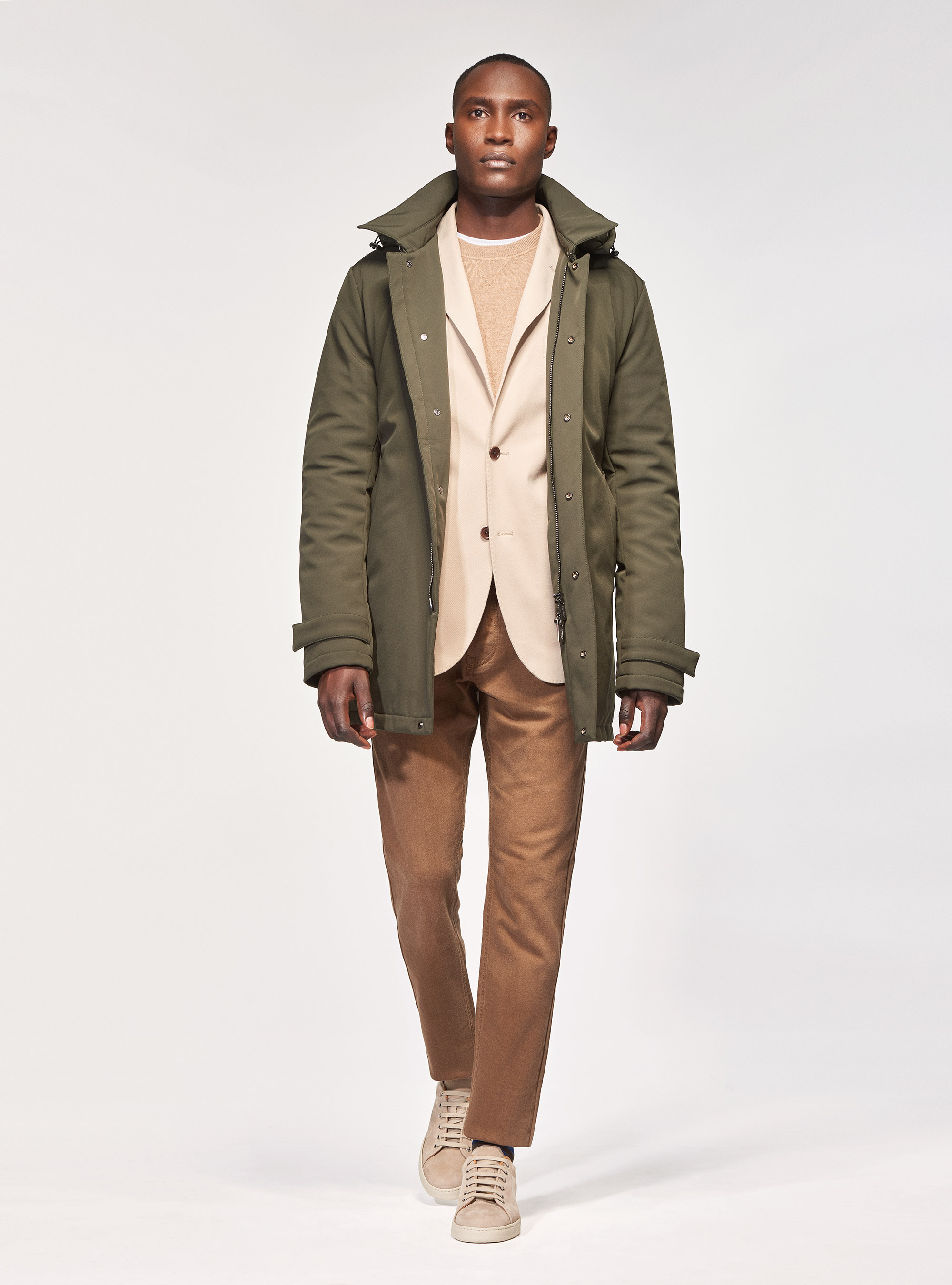 Giubbotto tecnico con imbottitura Primaloft, VERDE