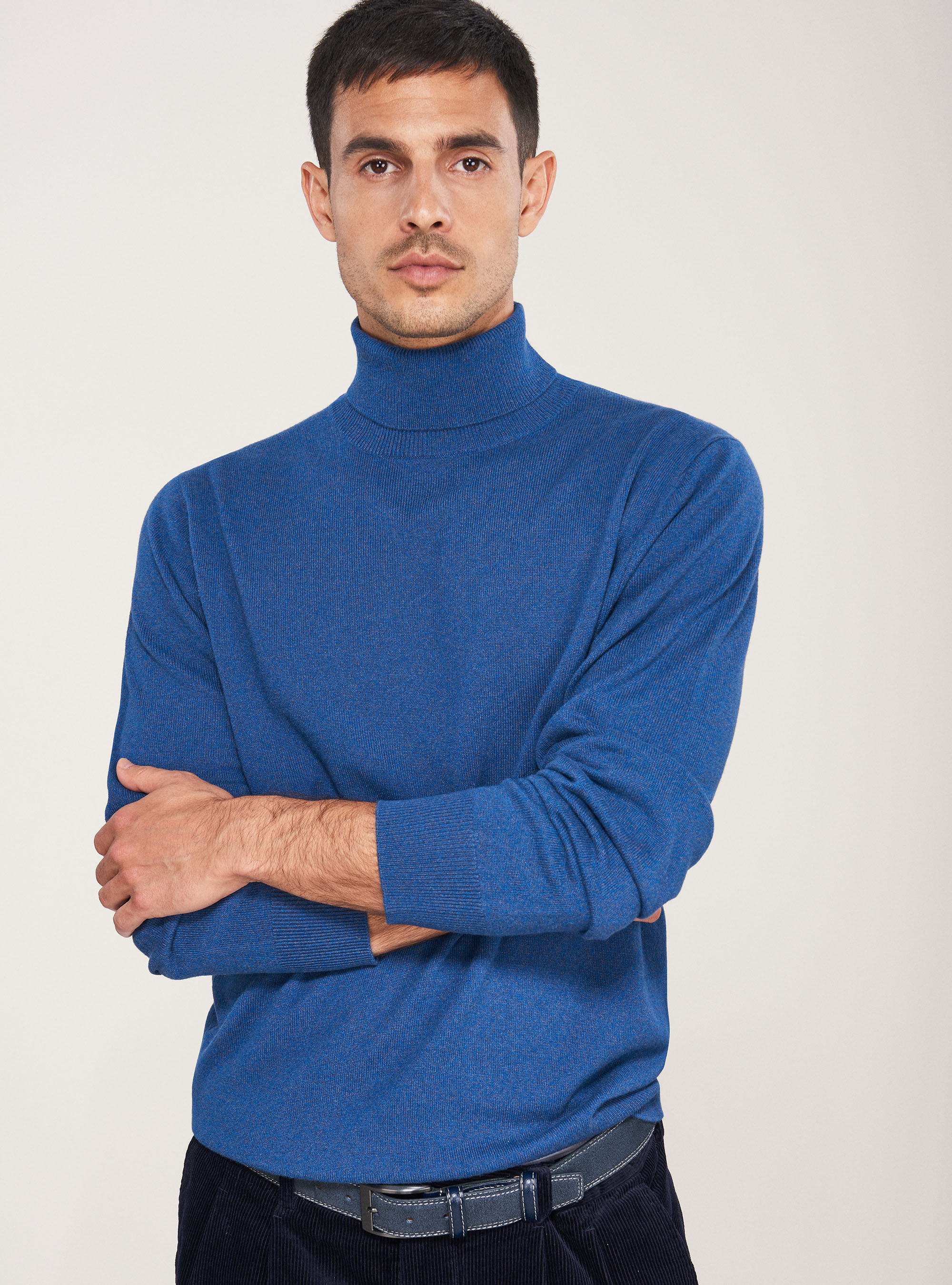 Cashmere turtleneck, DUSTY