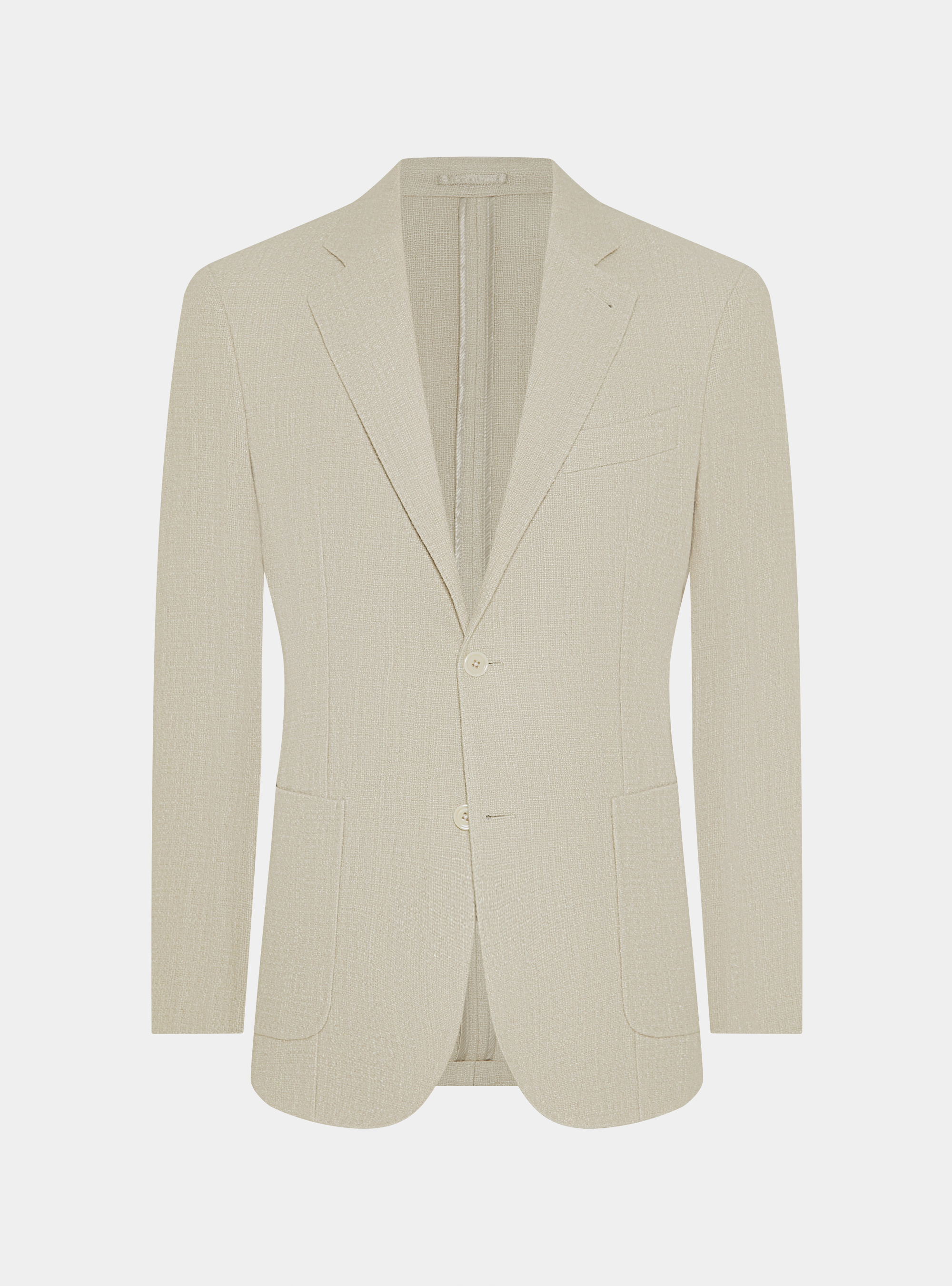 Veste en cr&ecirc;pe de lin, SABLE