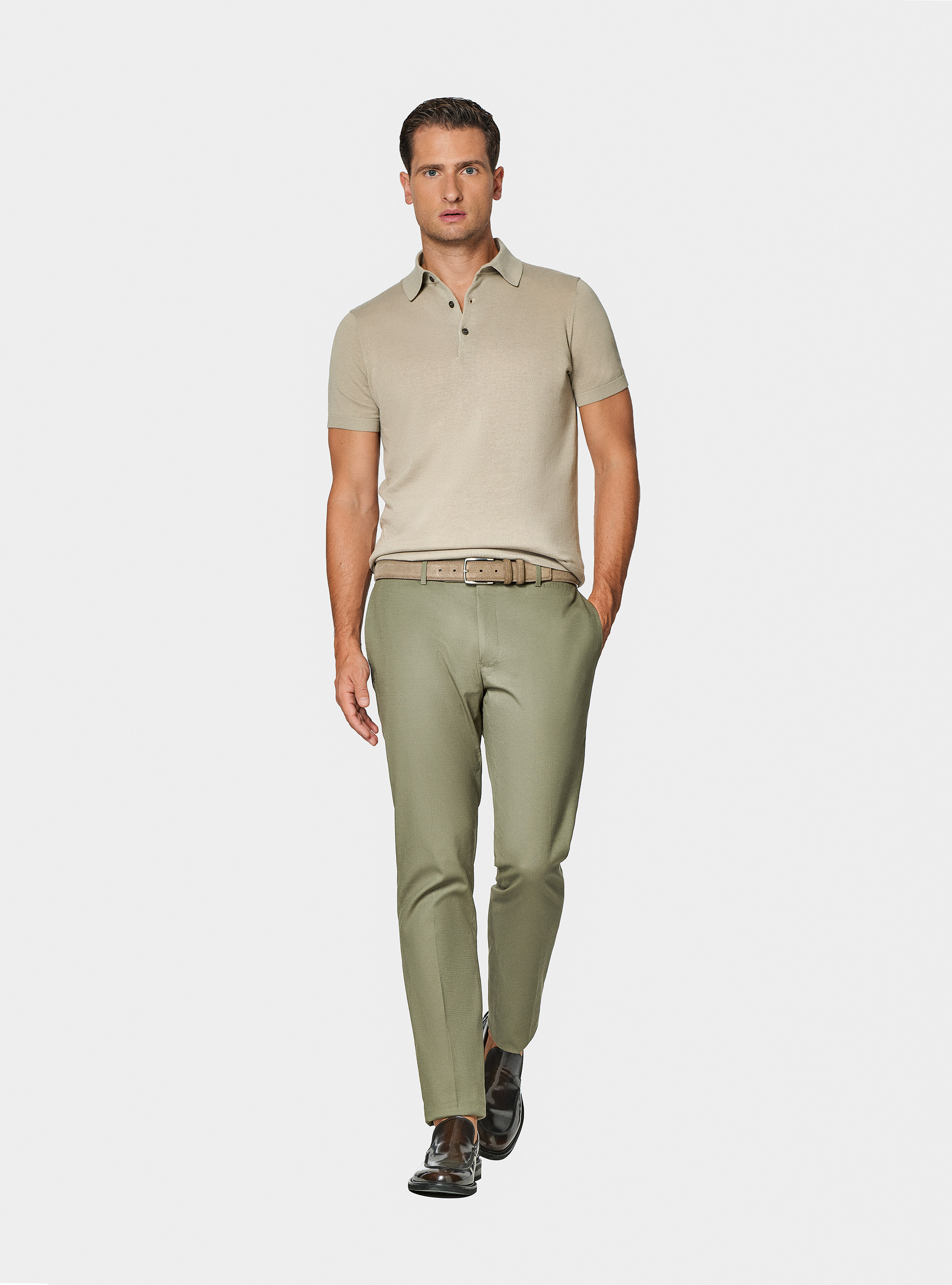 Polo de punto de algodón extrafino, ARENA