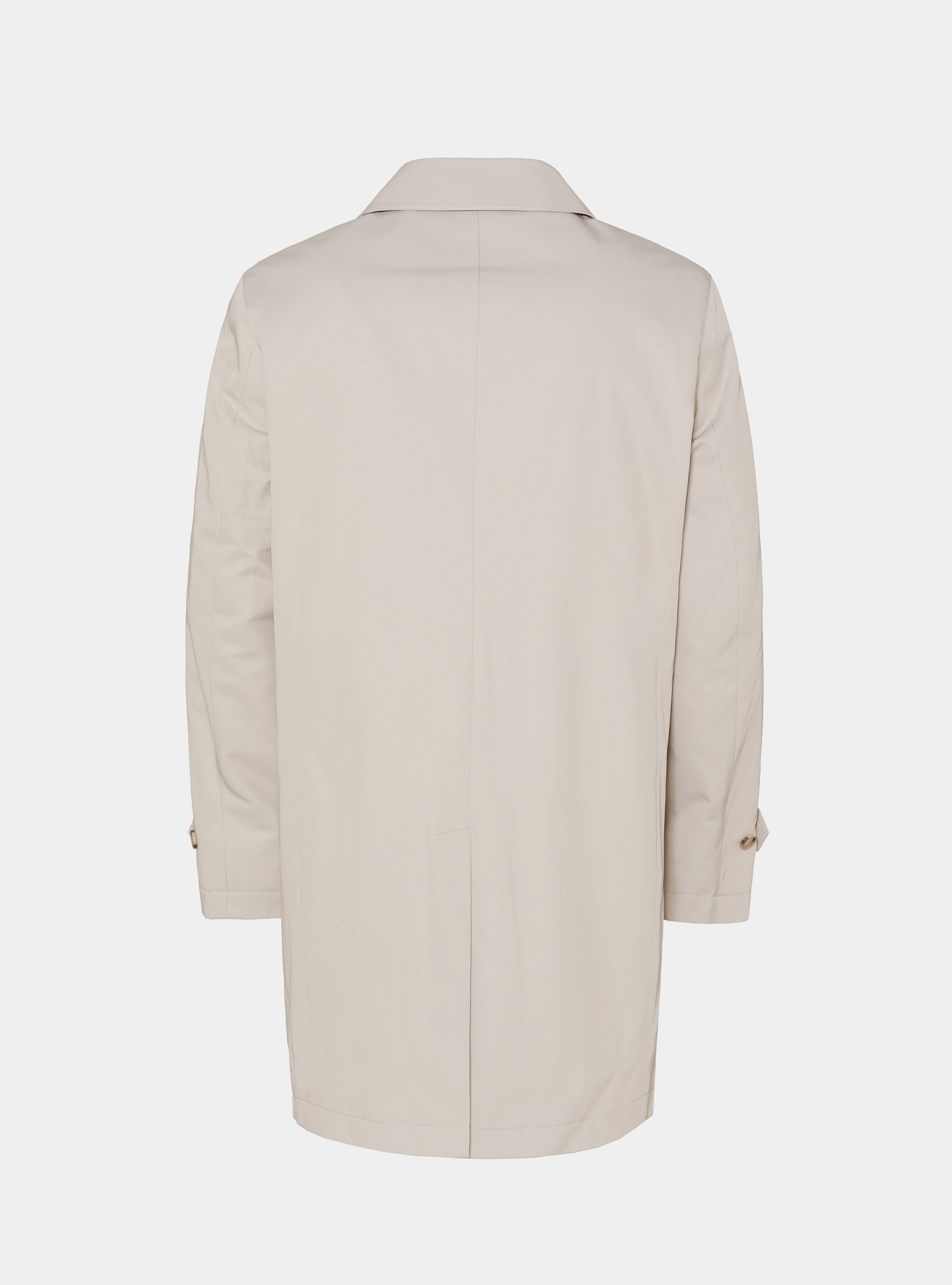 Impermeabile tecnico imbottito in misto cotone, ECRU