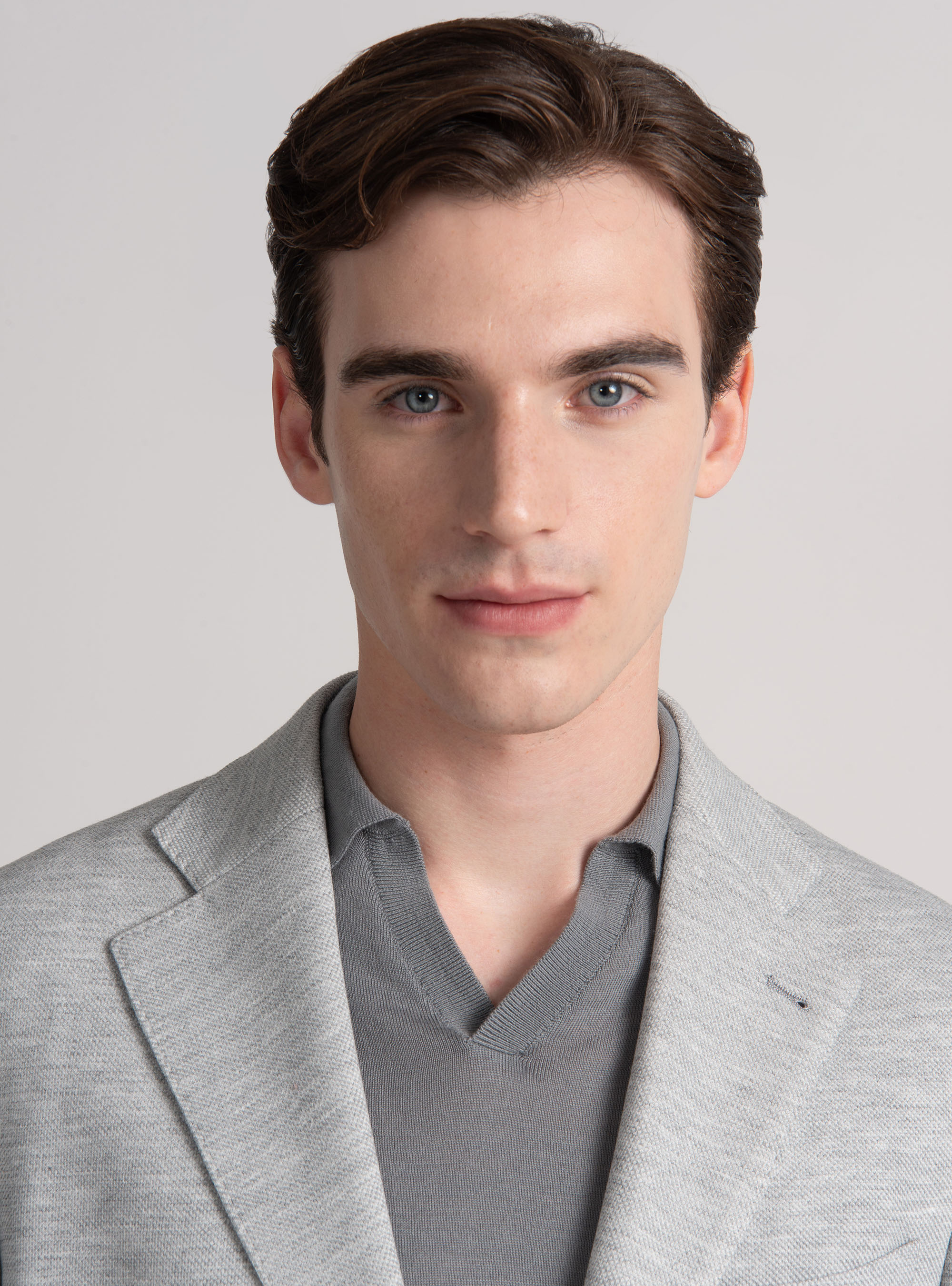 Giacca in jersey, GRIGIO MELANGE 0151C