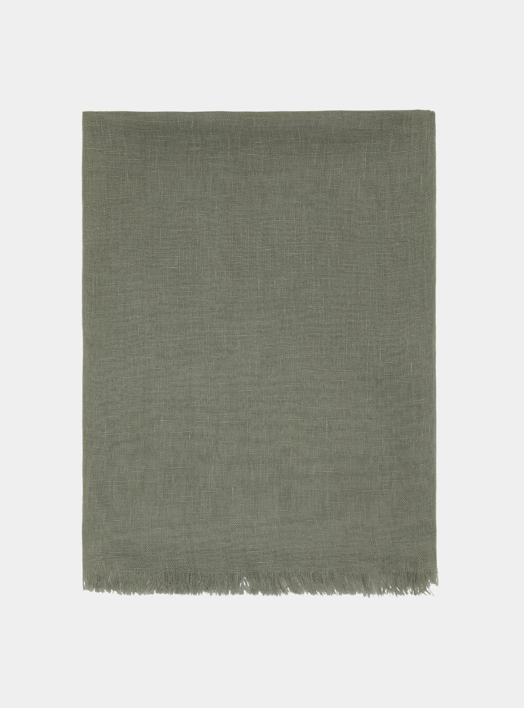 Gutteridge - Sciarpa in lino, Unisex, Salvia 0602c, Taglia: Unica