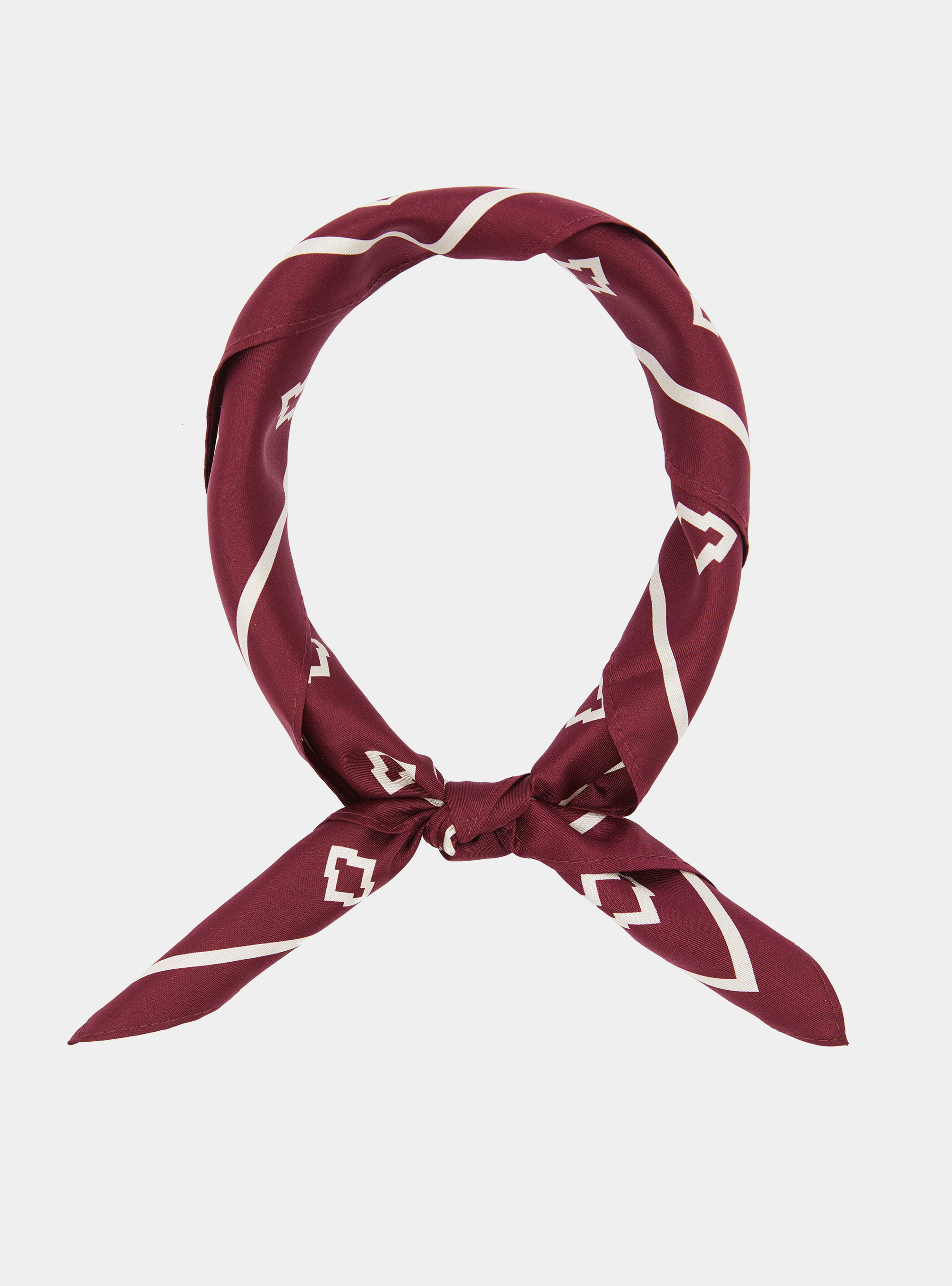 Foulard in seta stampa etnica, BORDEAUX