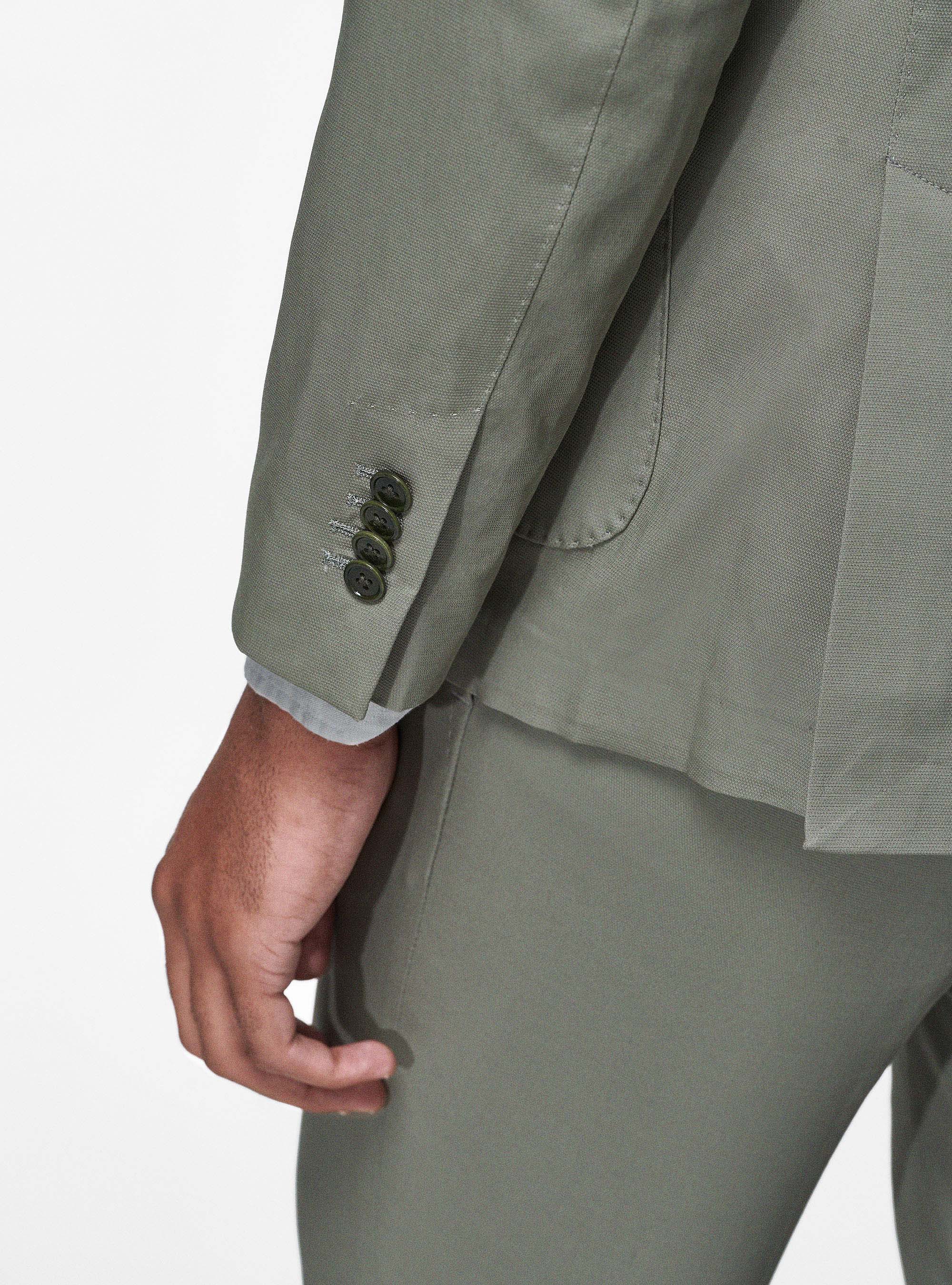 Giacca in puro cotone armaturato, SALVIA 0602C