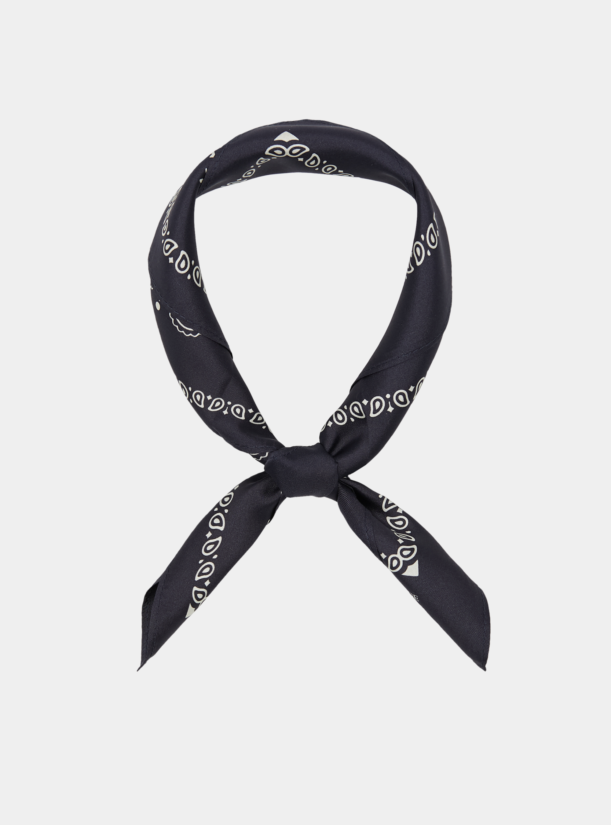 Foulard fantasia bandana stampato in seta