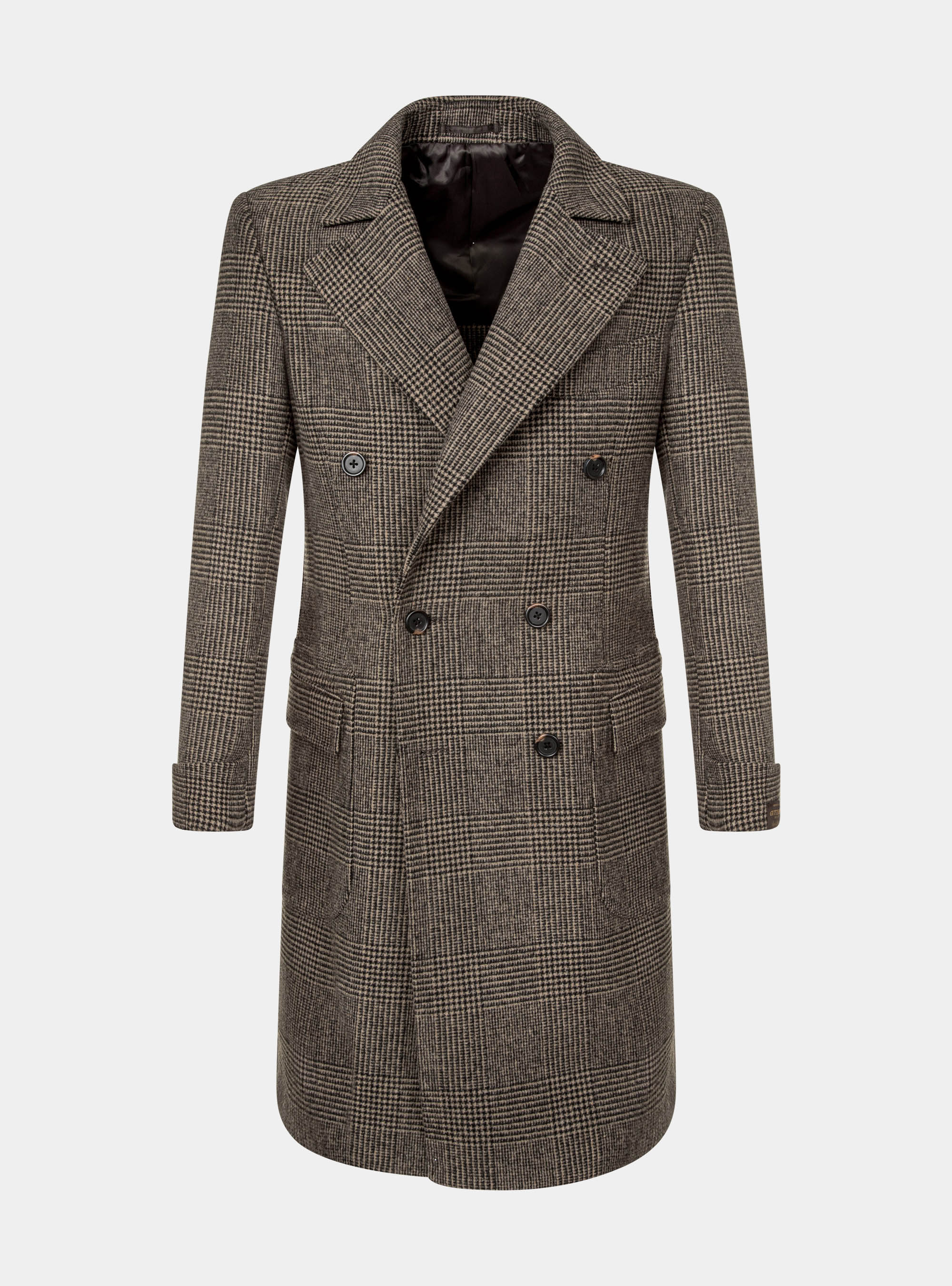 Cappotto doppiopetto principe di Galles, TABACCO