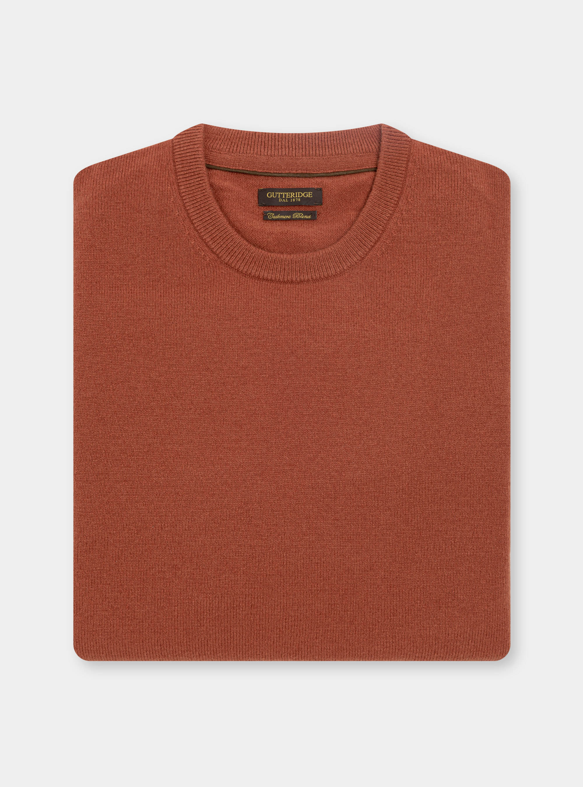 Maglia girocollo in lana lambswool e cashmere, COCCIO