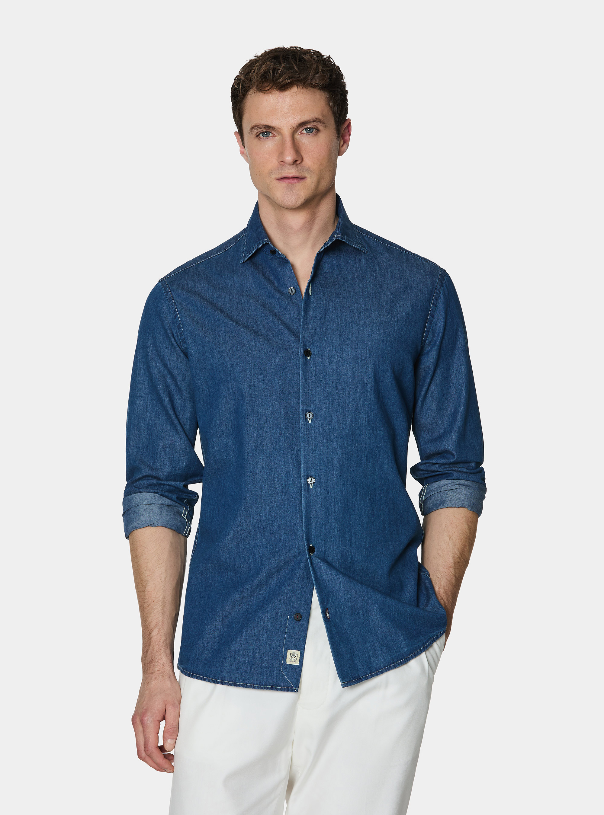 Camicia denim, BLU