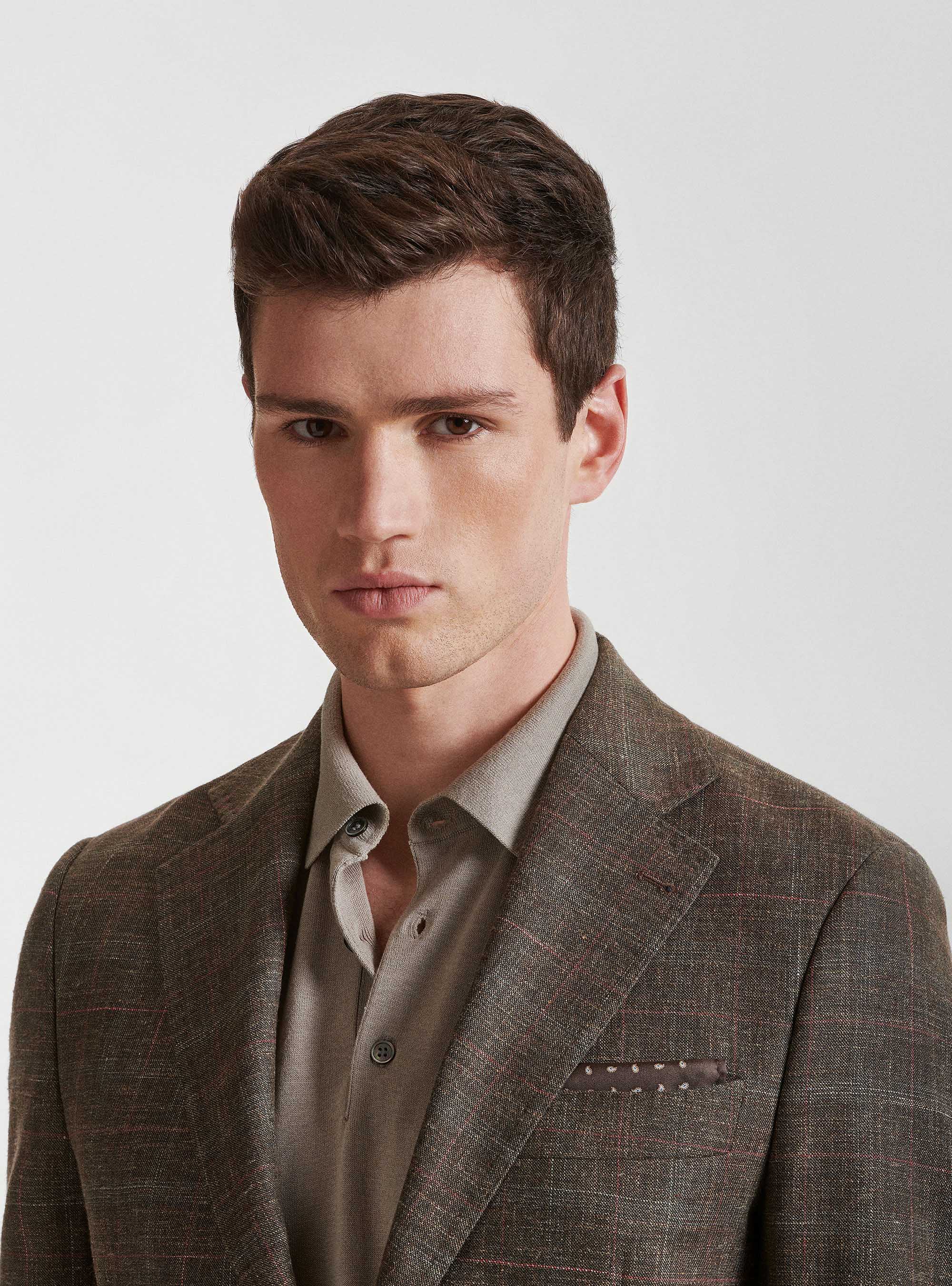 Giacca per abito in lana cotone e lino Marlane, KAKY 0612C