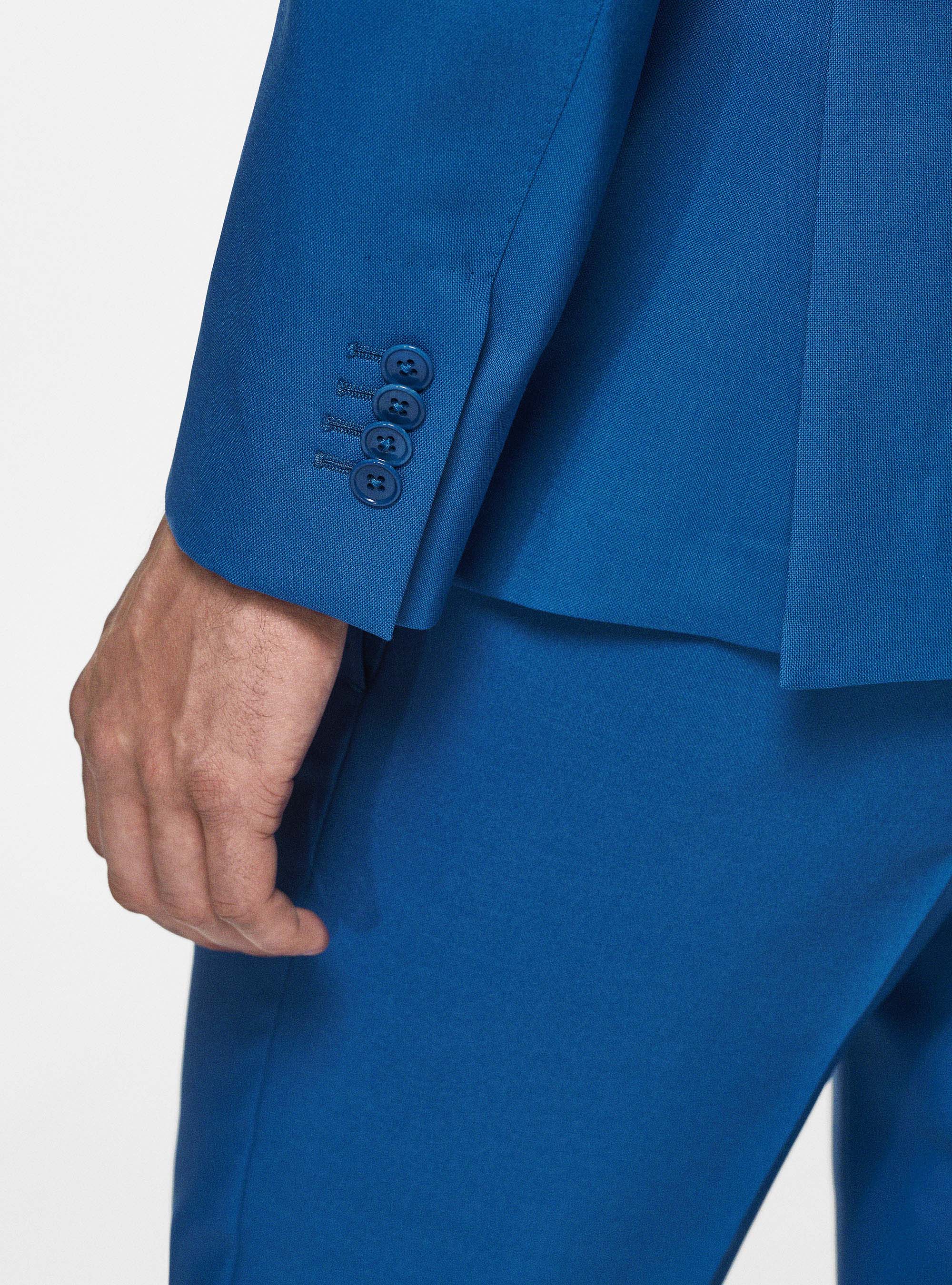 Giacca in pura lana Vitale Barberis Canonico, 0226C CERULEO