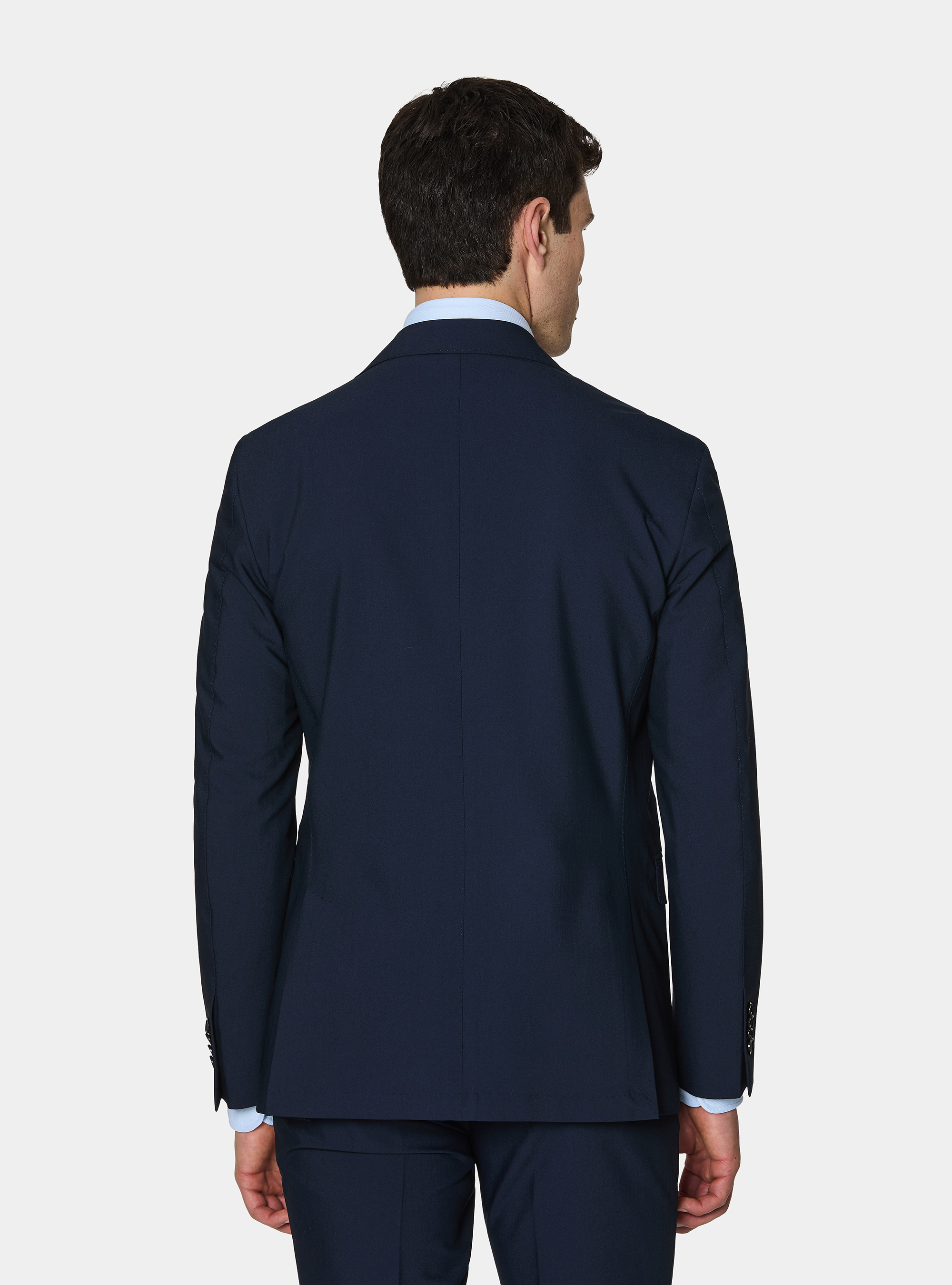 Slim fit suit blazer, NAVY BLUE