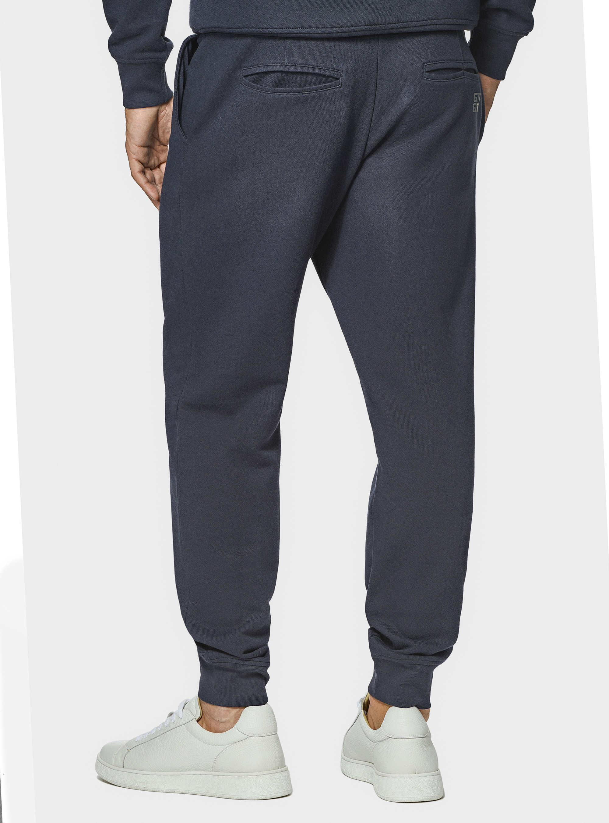 Pantaloni sportivi in felpa GT01, BLU NAVY