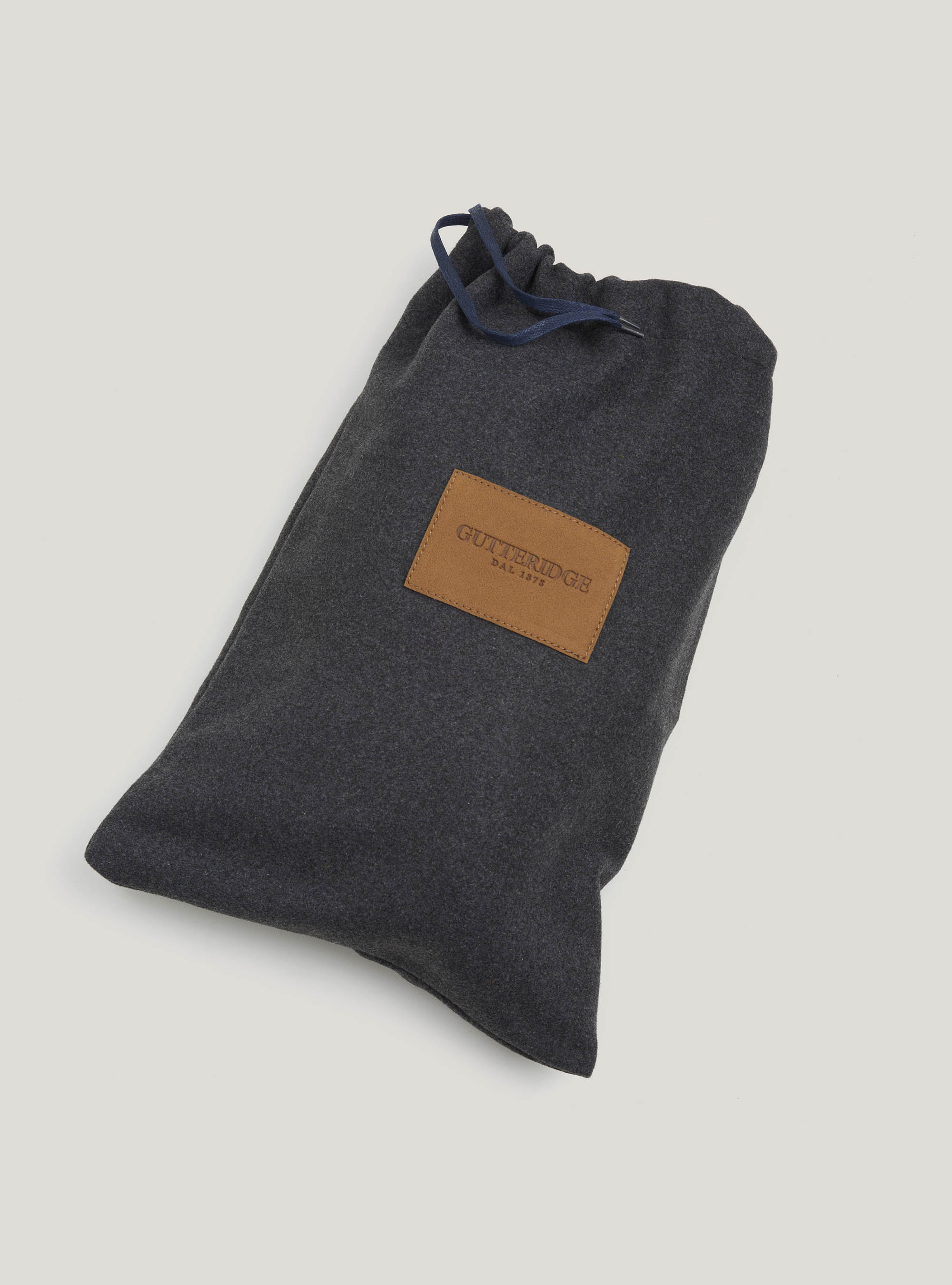 Solid-coloured flannel slippers, GREY