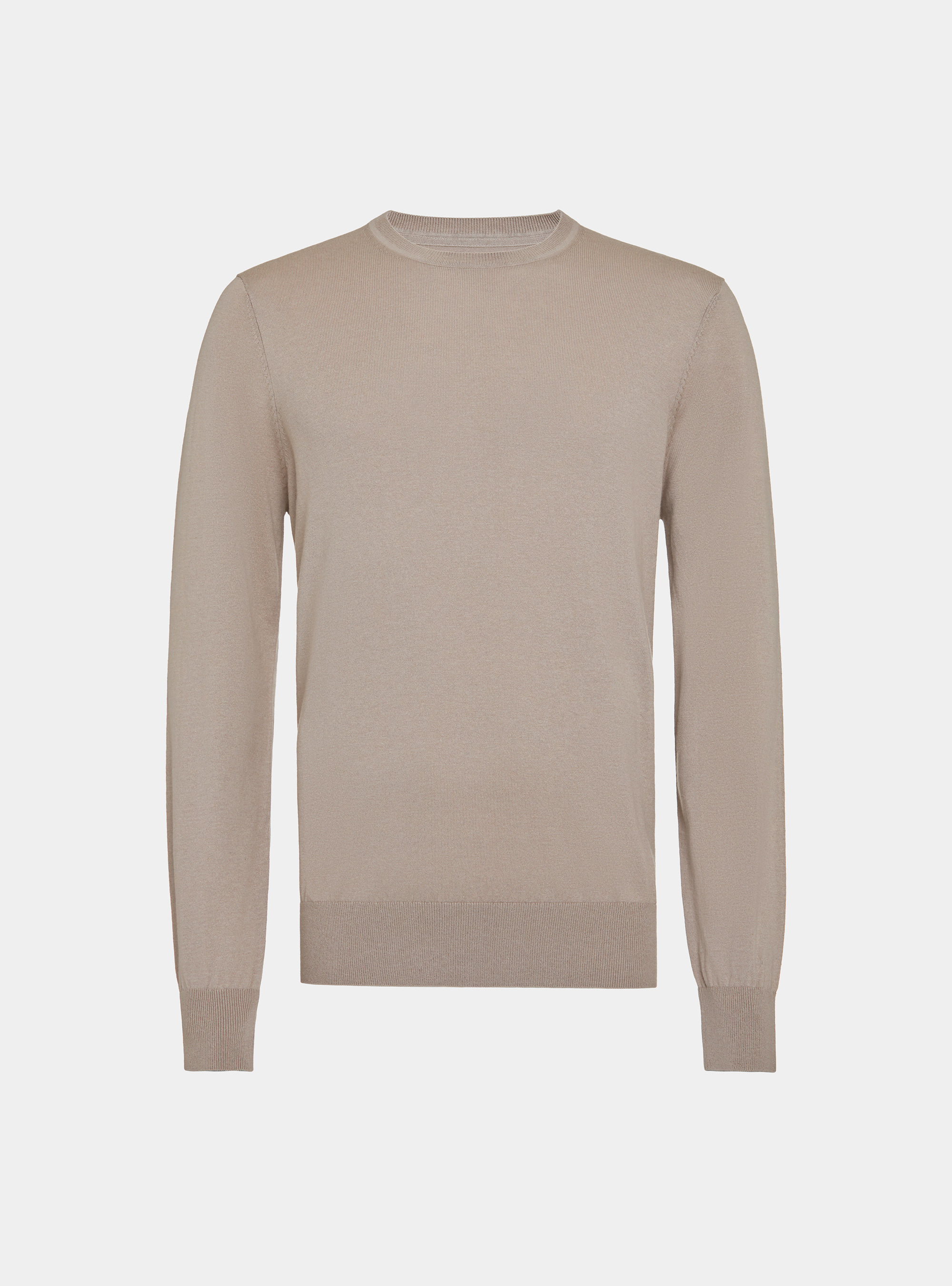 Pullover mit Rundhalsausschnitt aus Baumwolle, Seide und Kaschmir, SABBIA 0561C