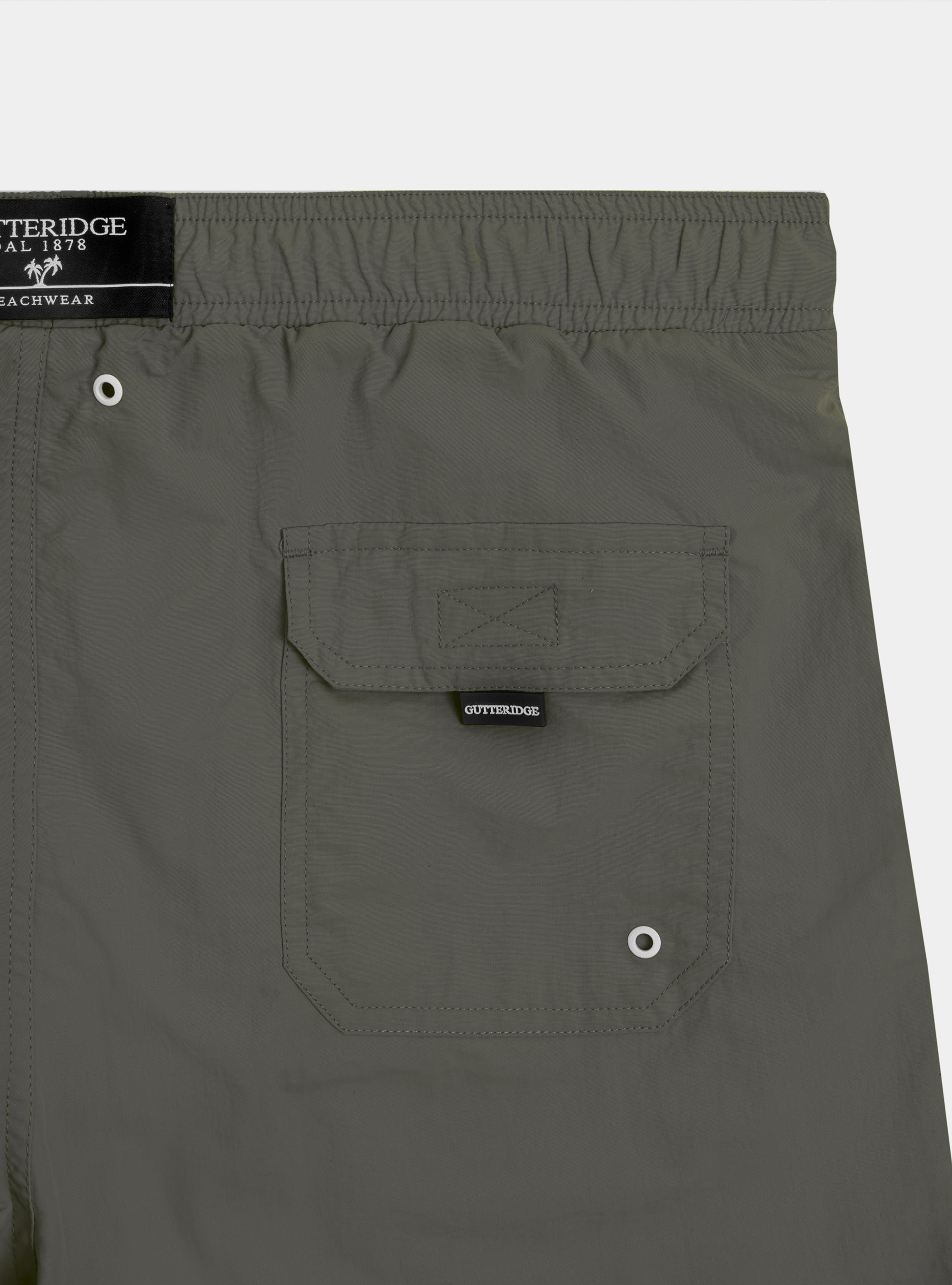 Costume da bagno basico tinta unita, 0609C MILITARE