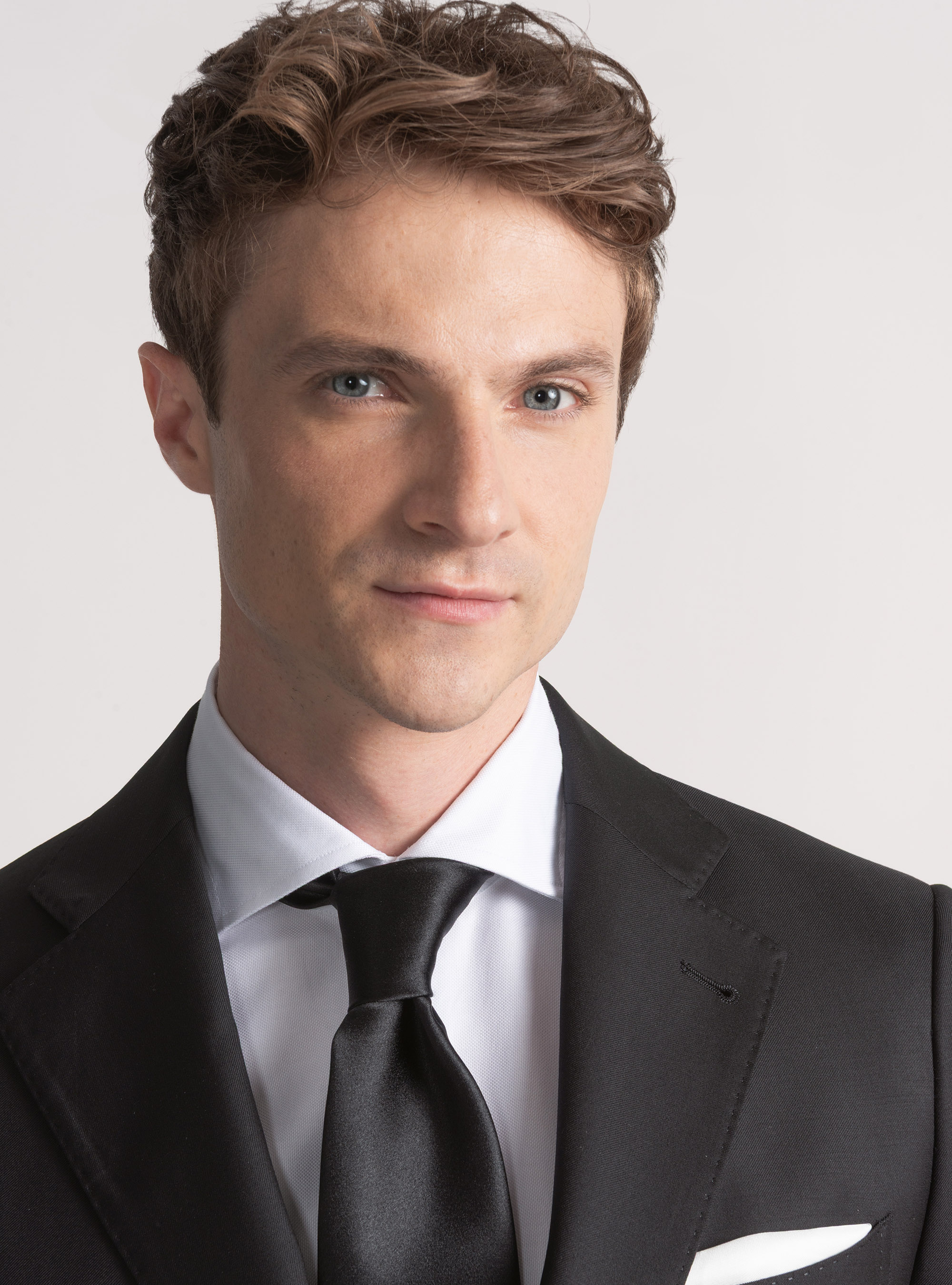 Americana de traje de pura lana Vitale Barberis Canonico, NEGRO