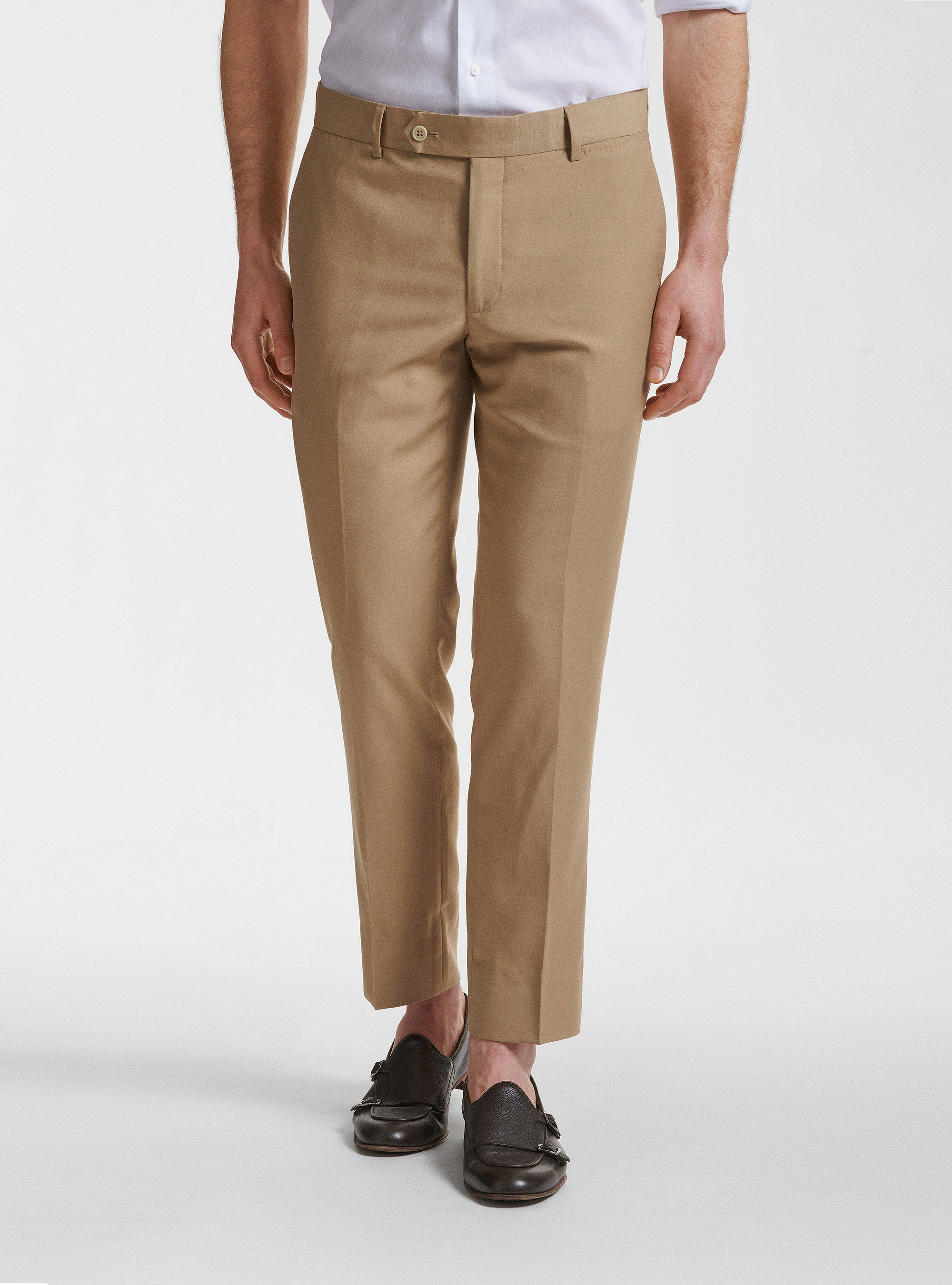 Slim fit suit trousers