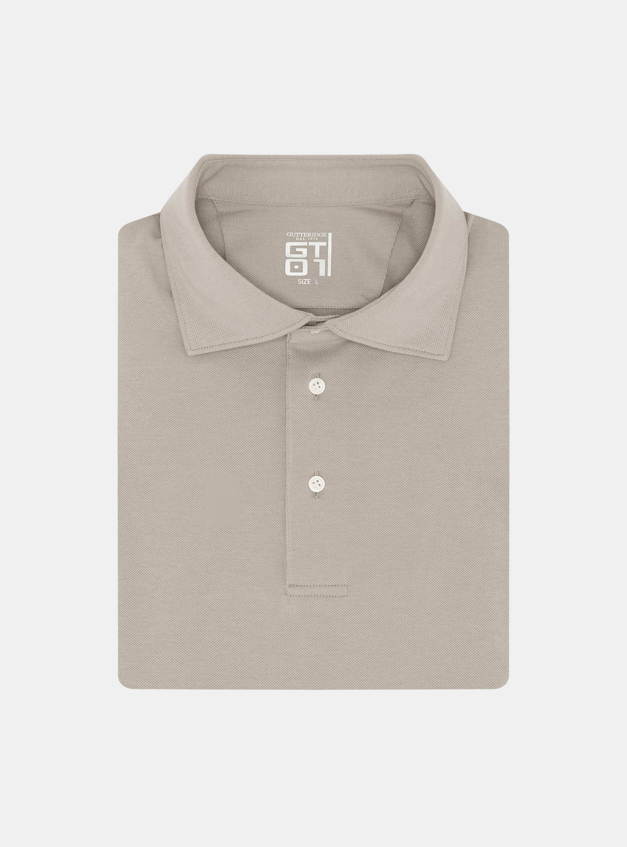GT01 stretch pique polo shirt, SABBIA 0591C