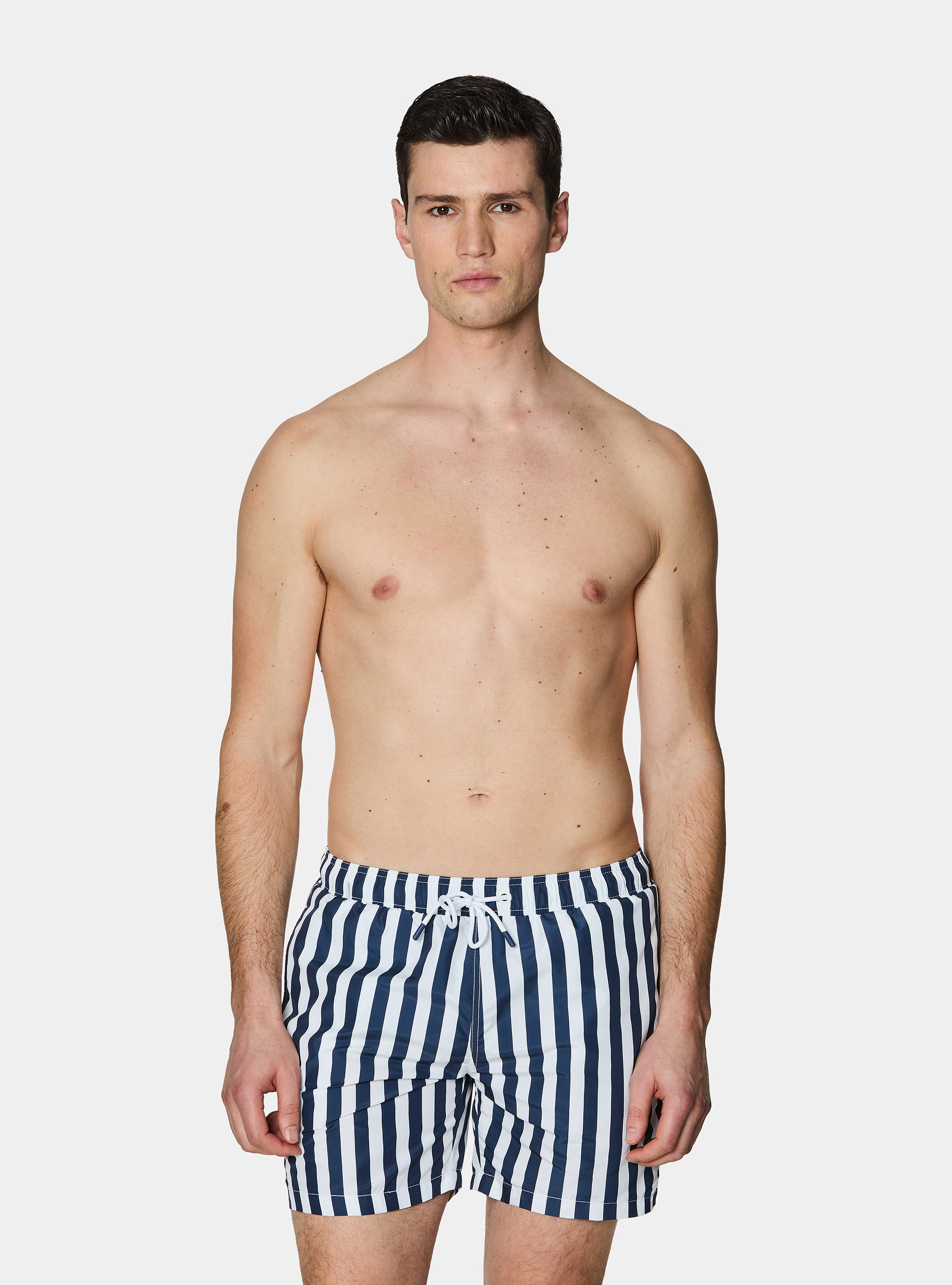 Costume stampato rigato, NAVY BLUE