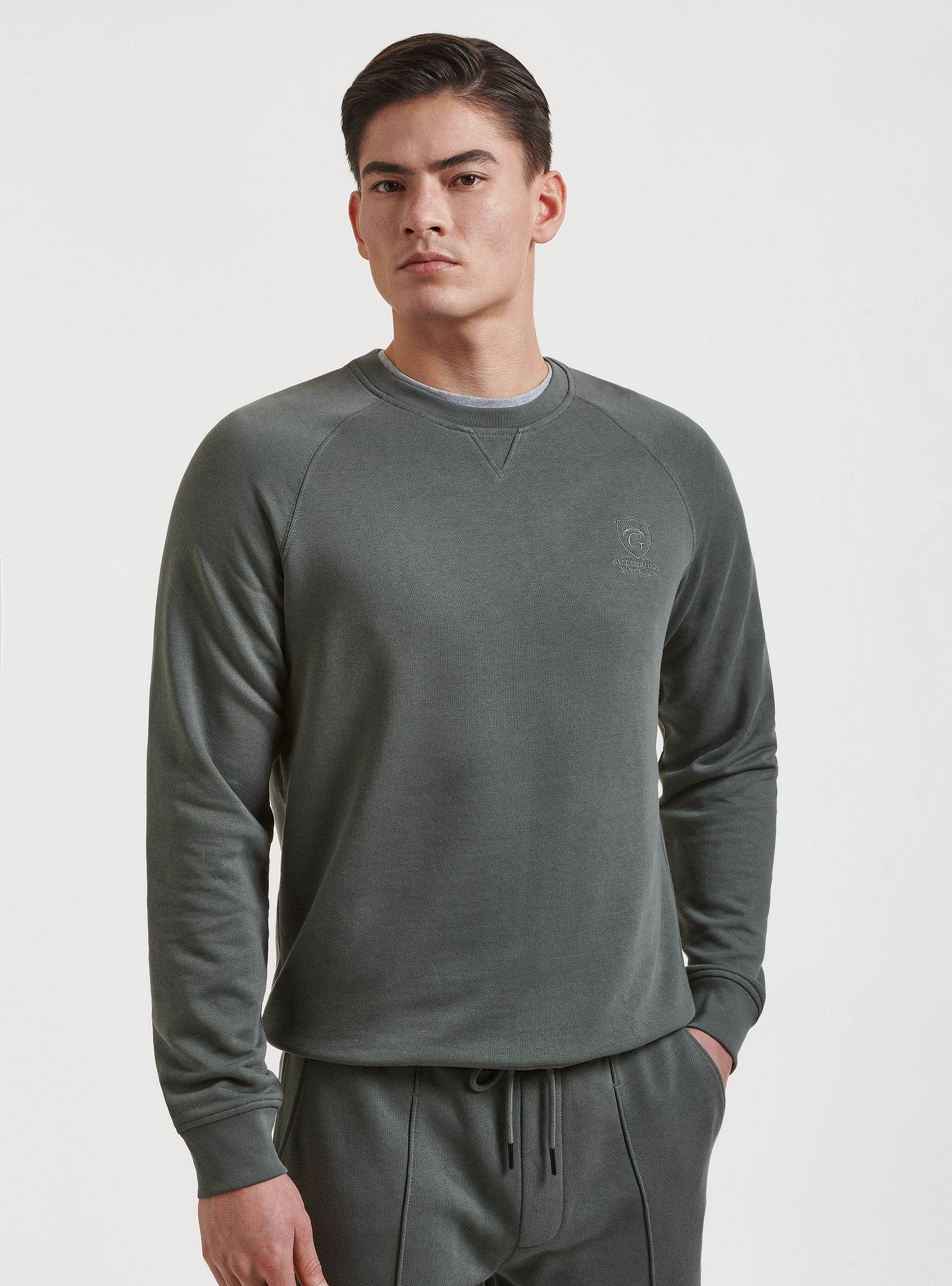 Felpa tinta unita, SALVIA 0602C